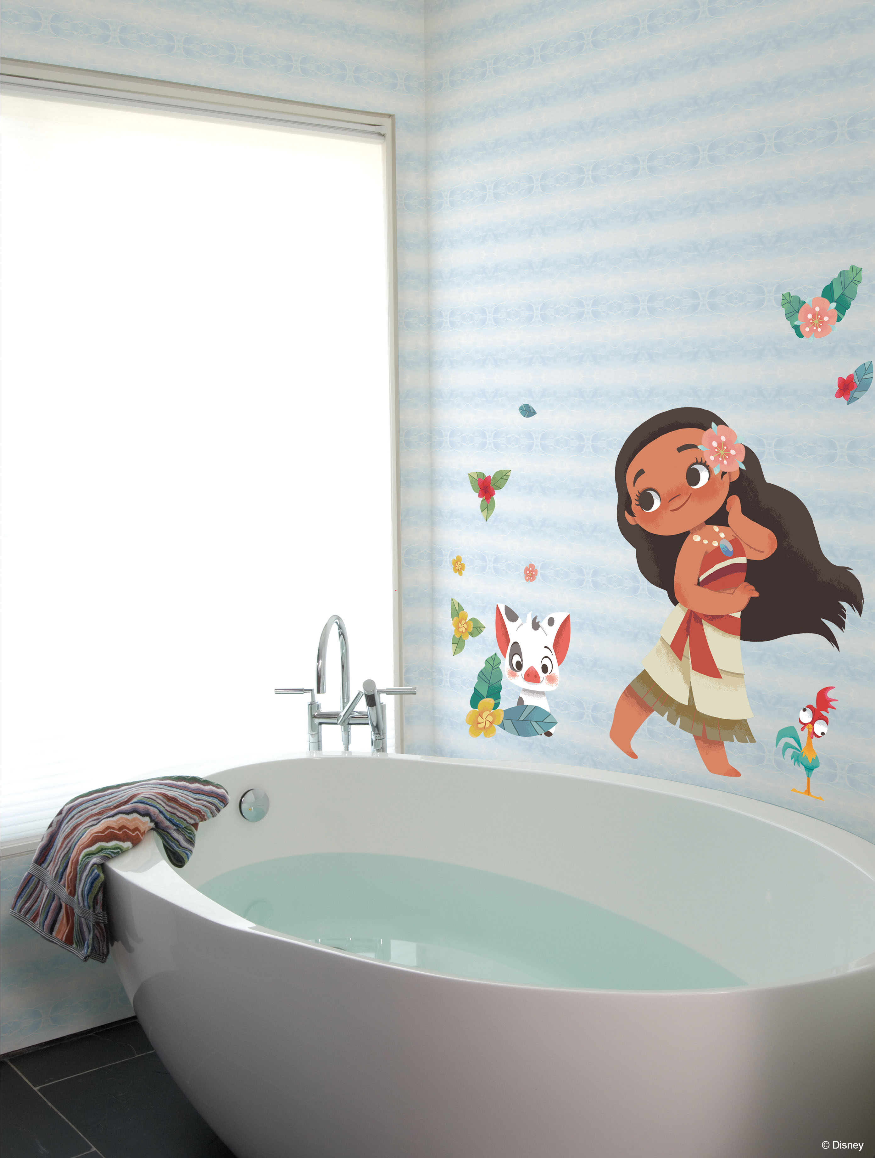 Disney The Little Mermaid Swim Teal Wallpaper