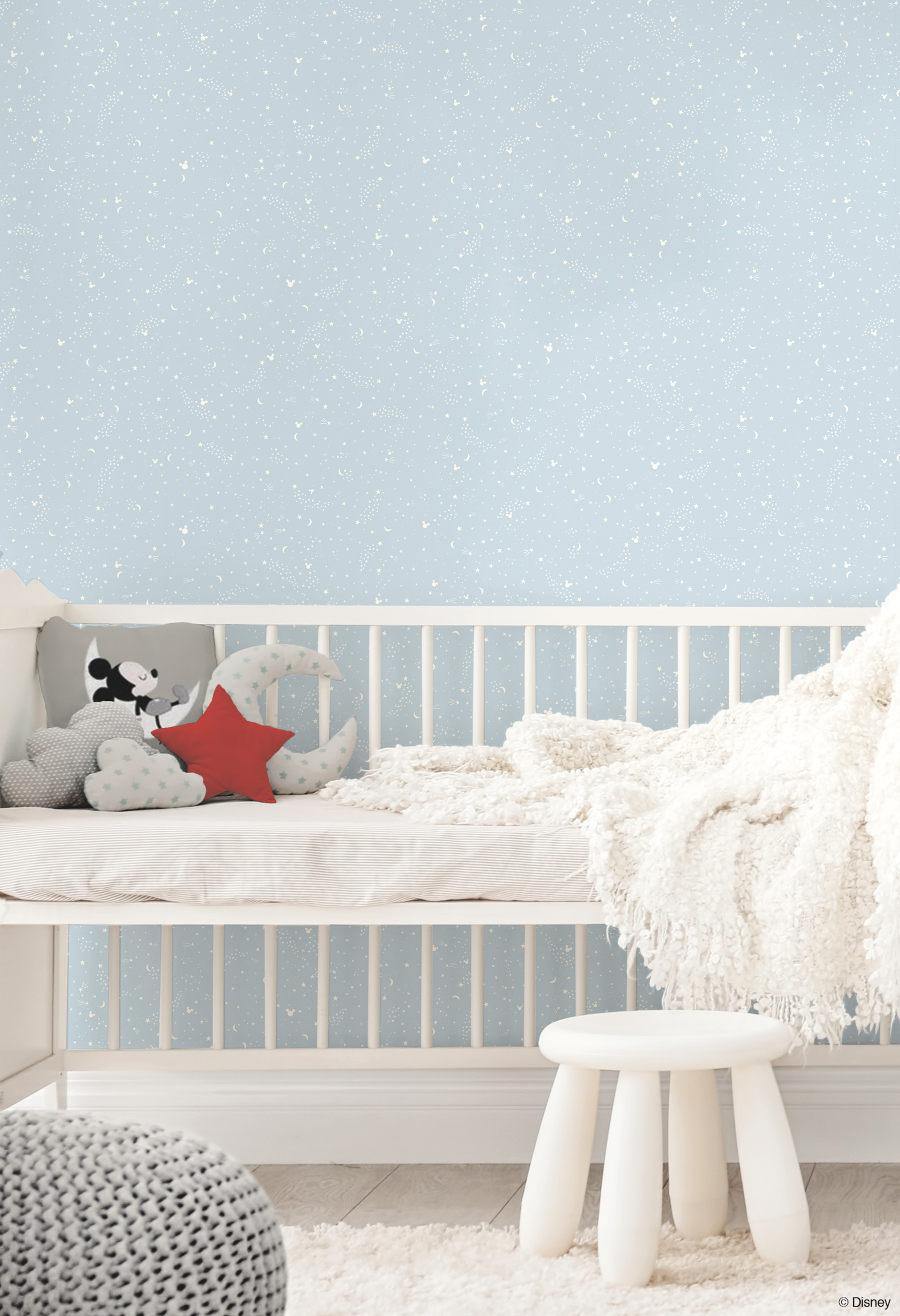 Disney Mickey Mouse Star Blue Wallpaper