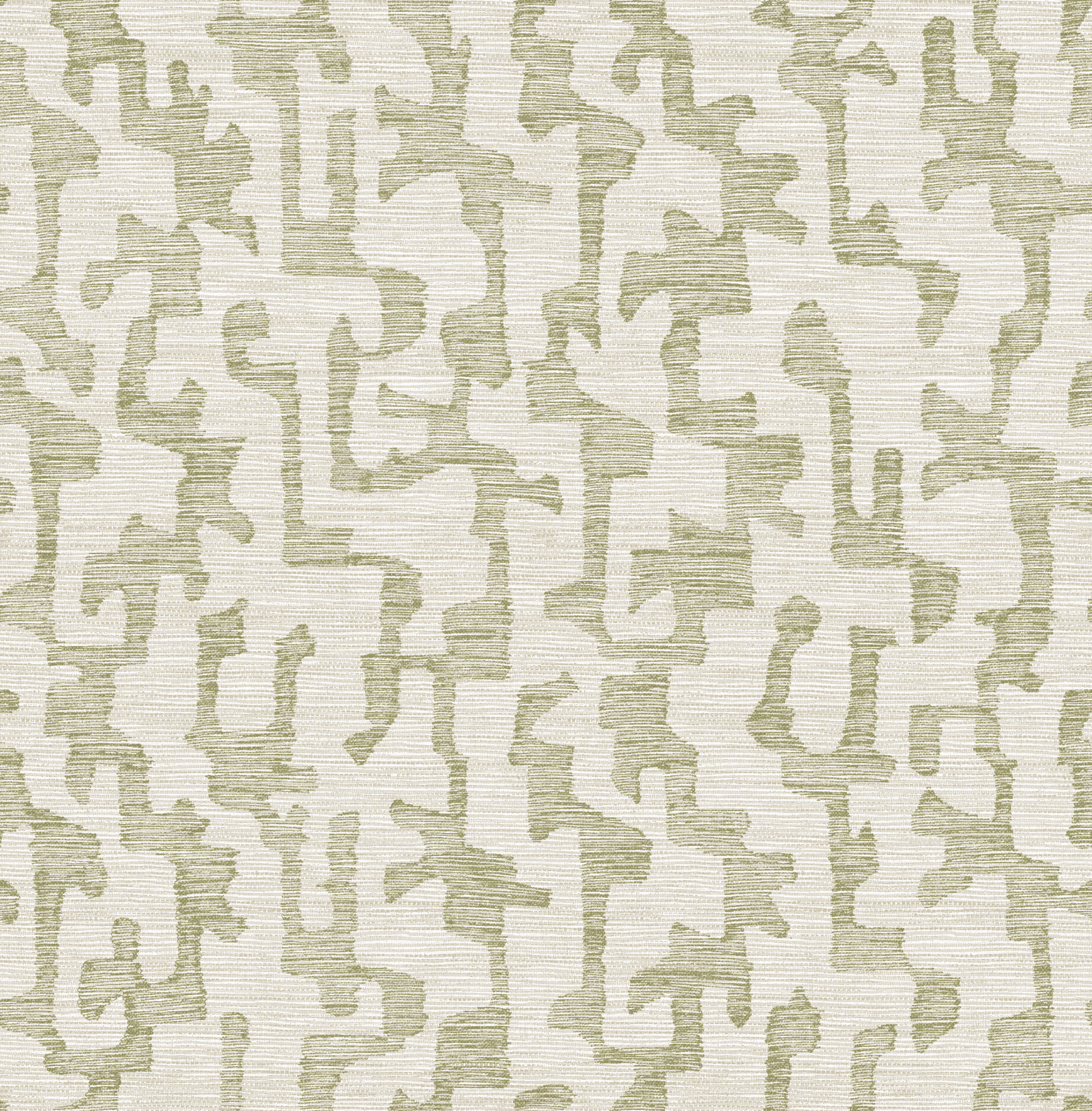 Cipher Moss Geometric Faux Grasscloth Wallpaper