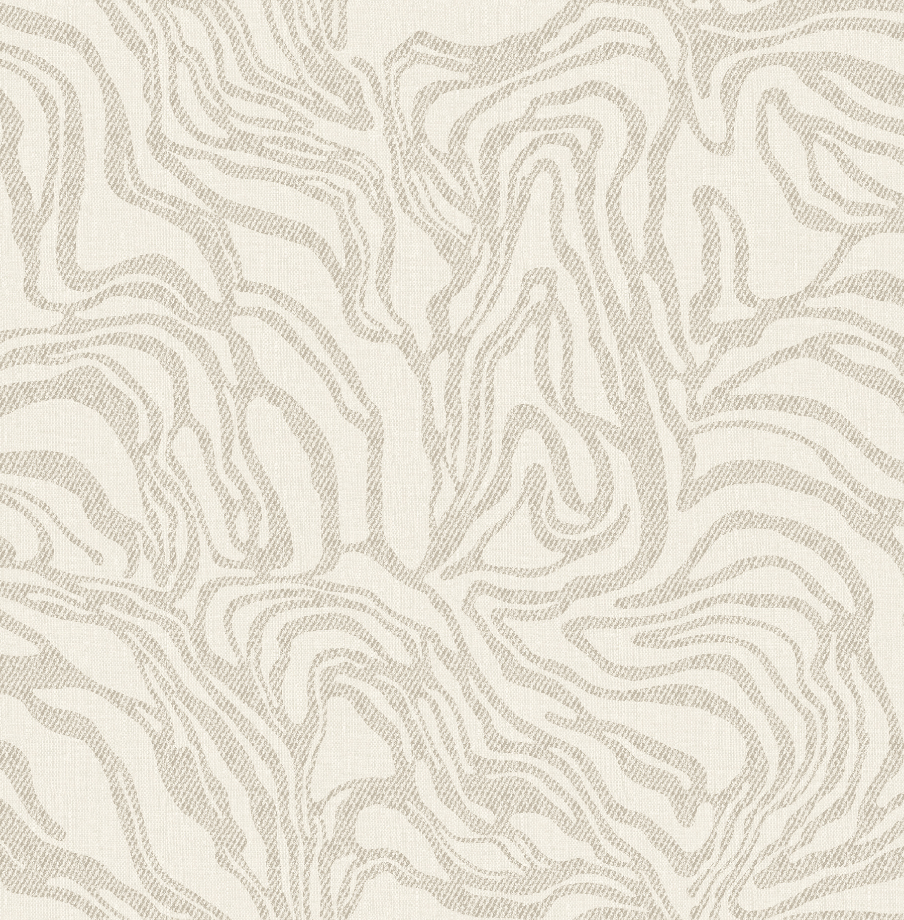 Massar Taupe Modern Marbled Wallpaper