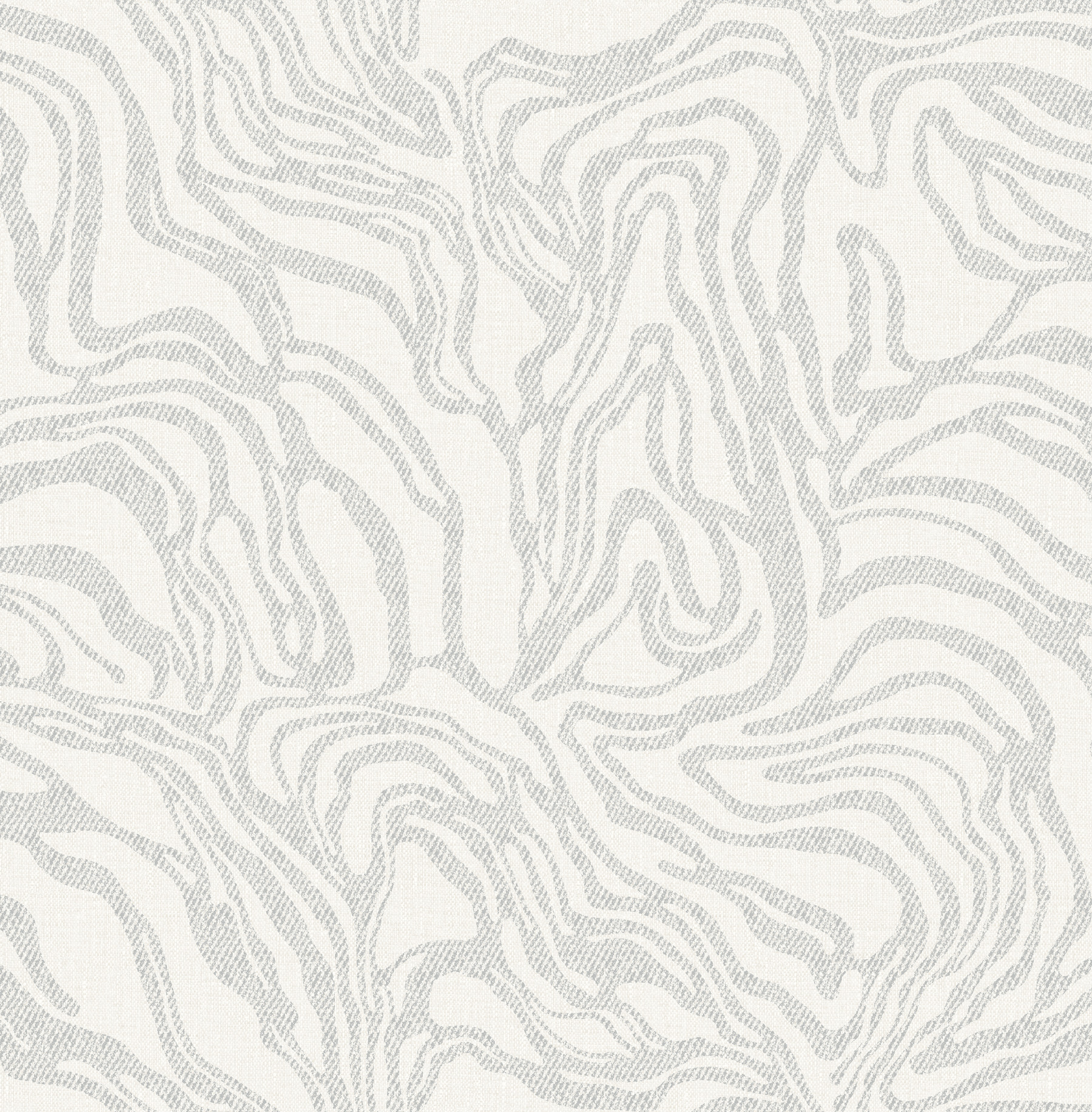 Massar Silver Modern Marbled Wallpaper