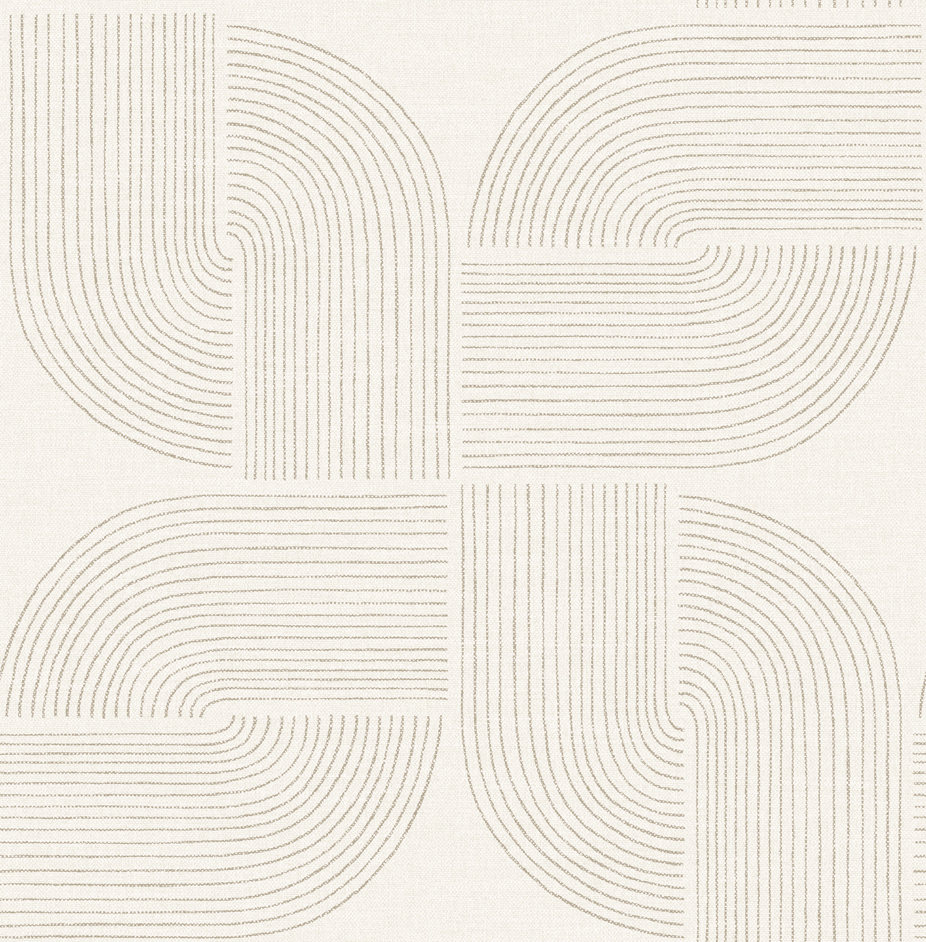 Savoye Brown Spiral Arches Wallpaper