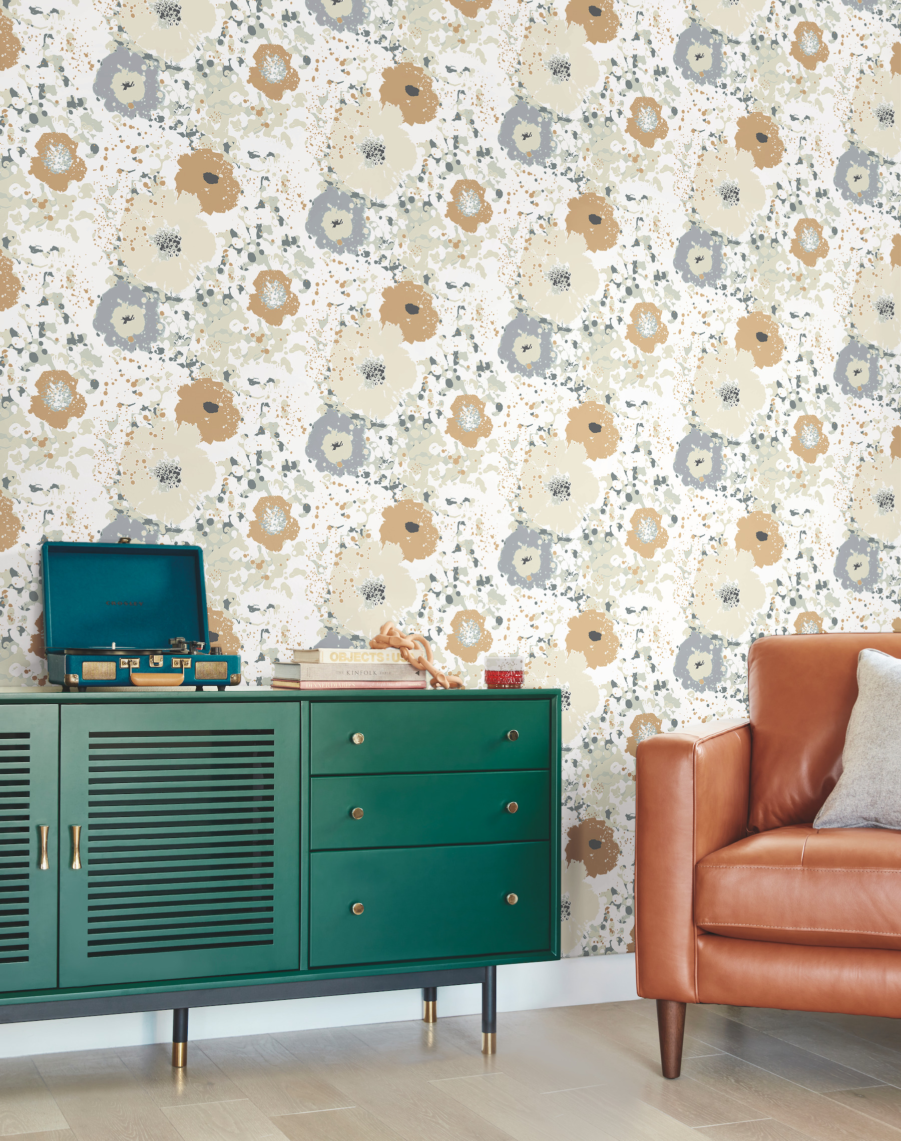 Spontaneity Metallic Wallpaper