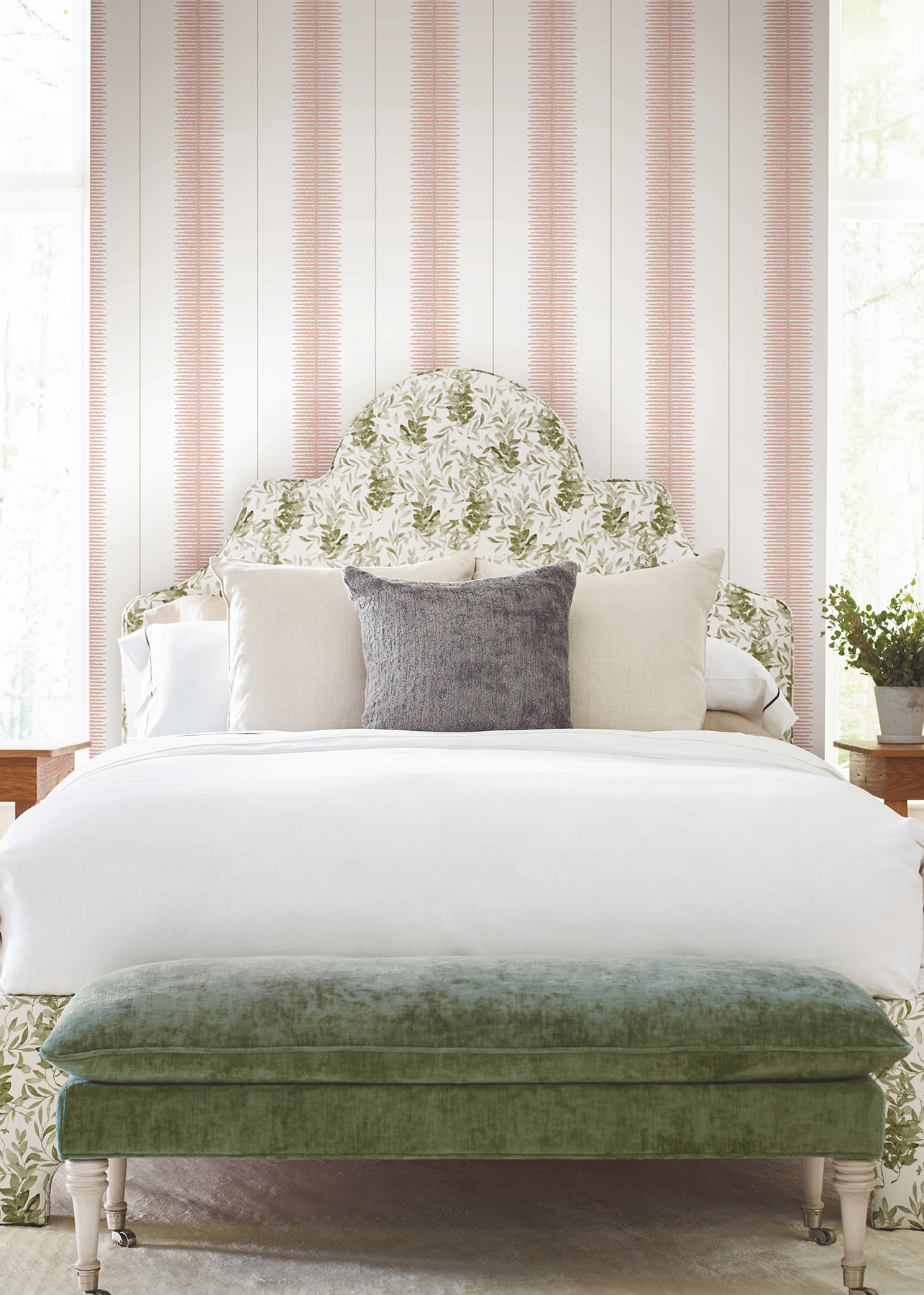 Tandem Stripe Brick Wallpaper