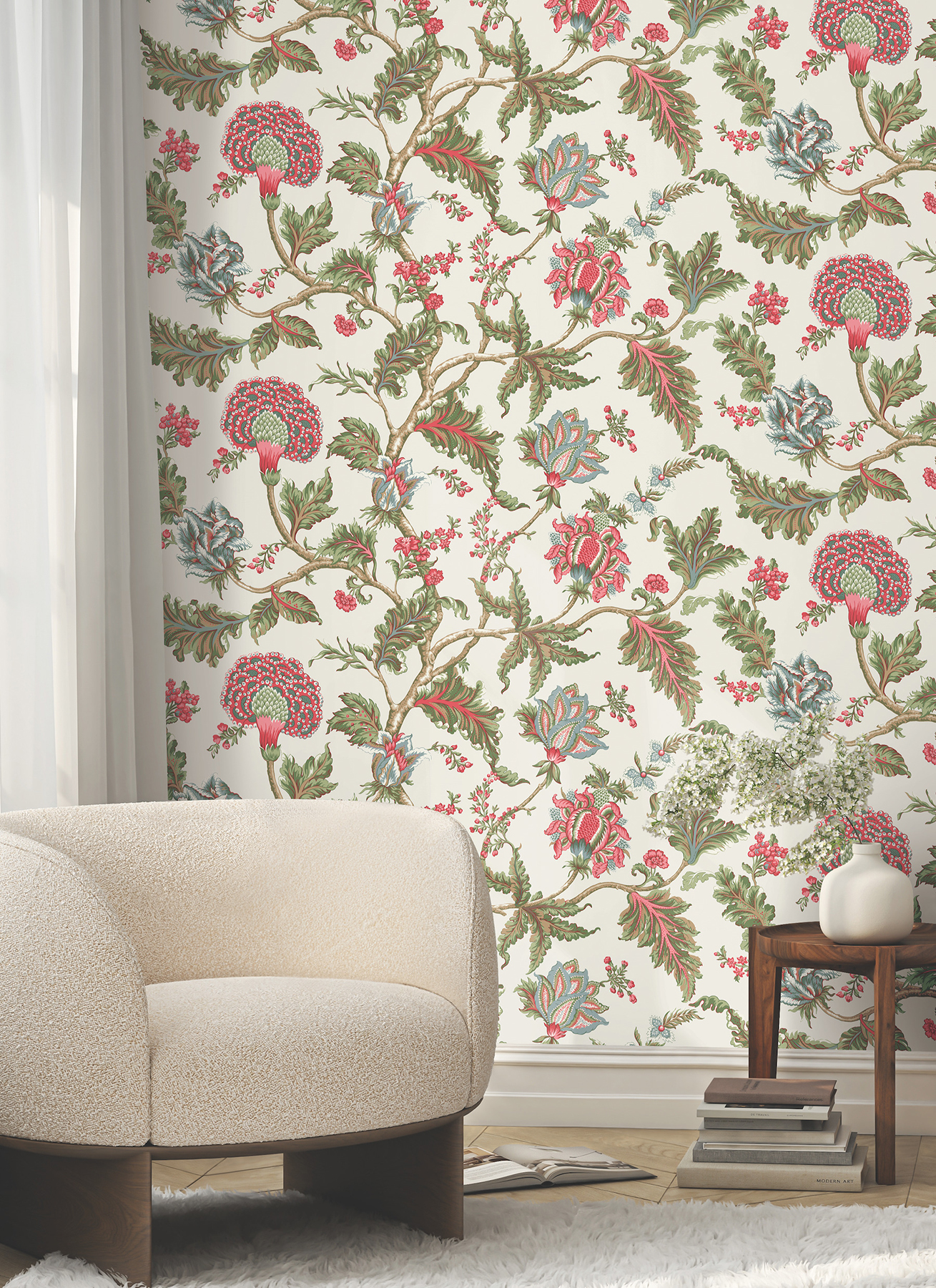 Monroe Rhubarb Wallpaper