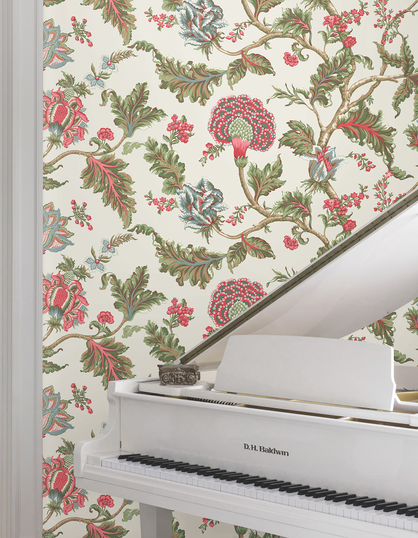 Monroe Rhubarb Wallpaper
