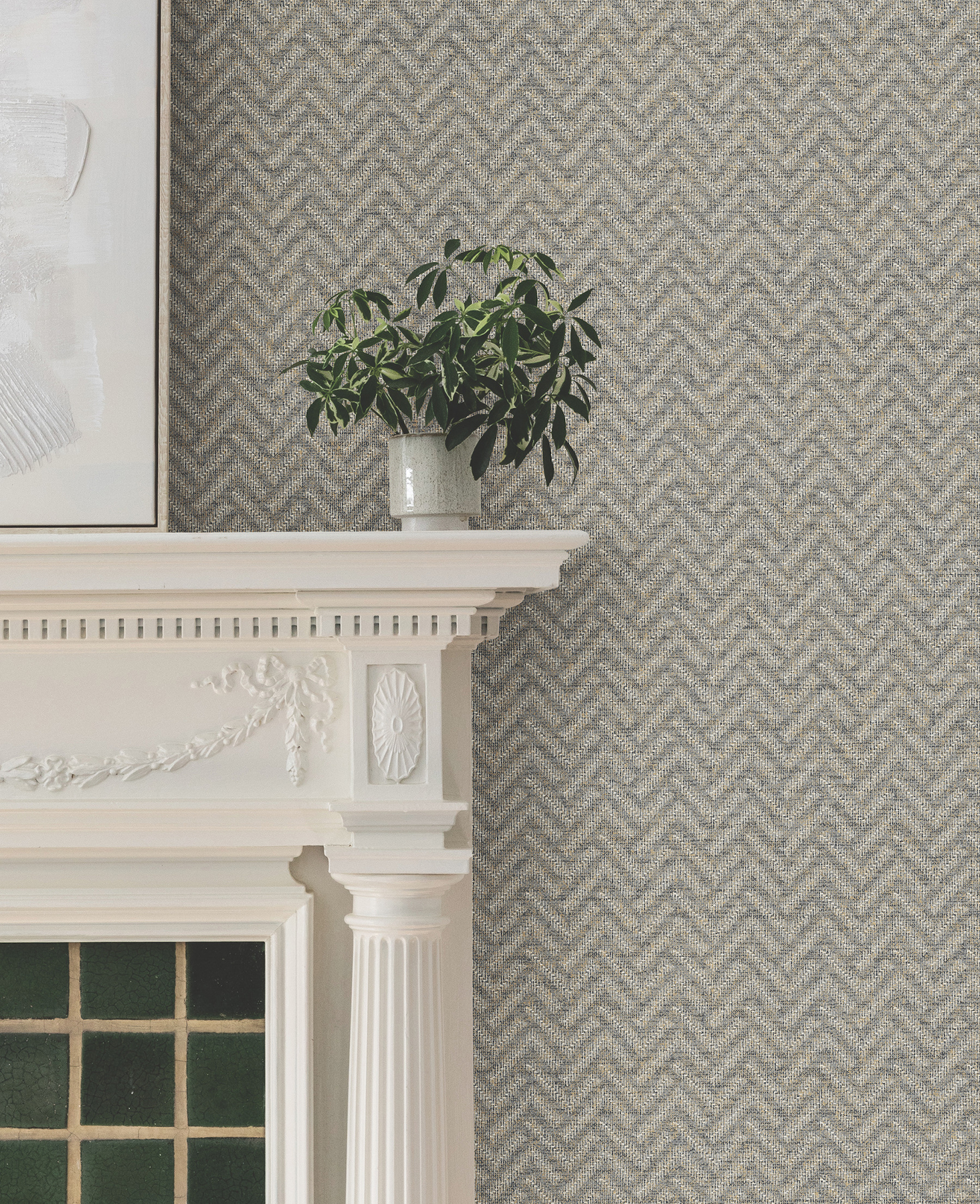 Regent Charcoal Wallpaper