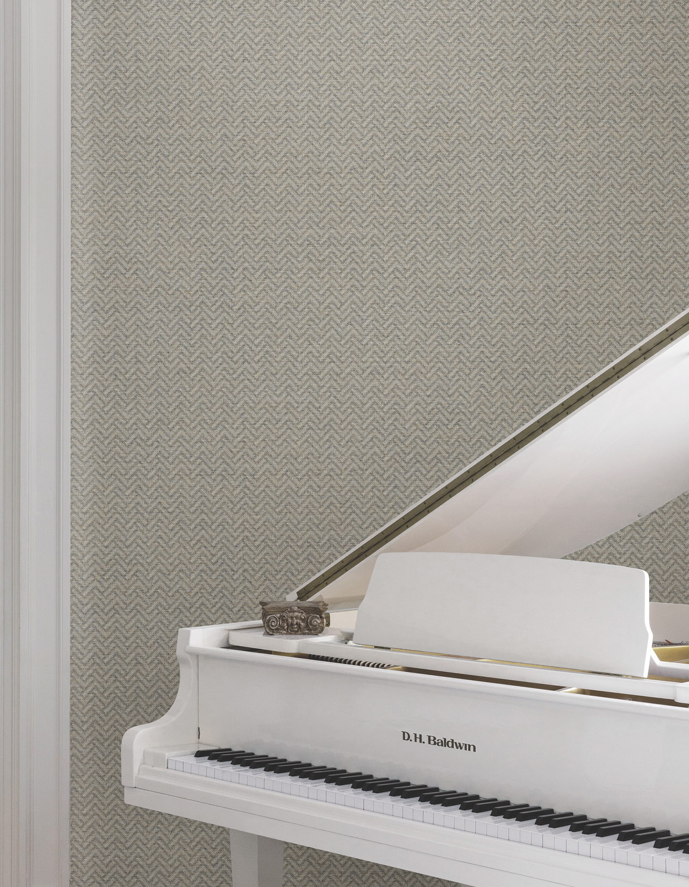 Regent Charcoal Wallpaper
