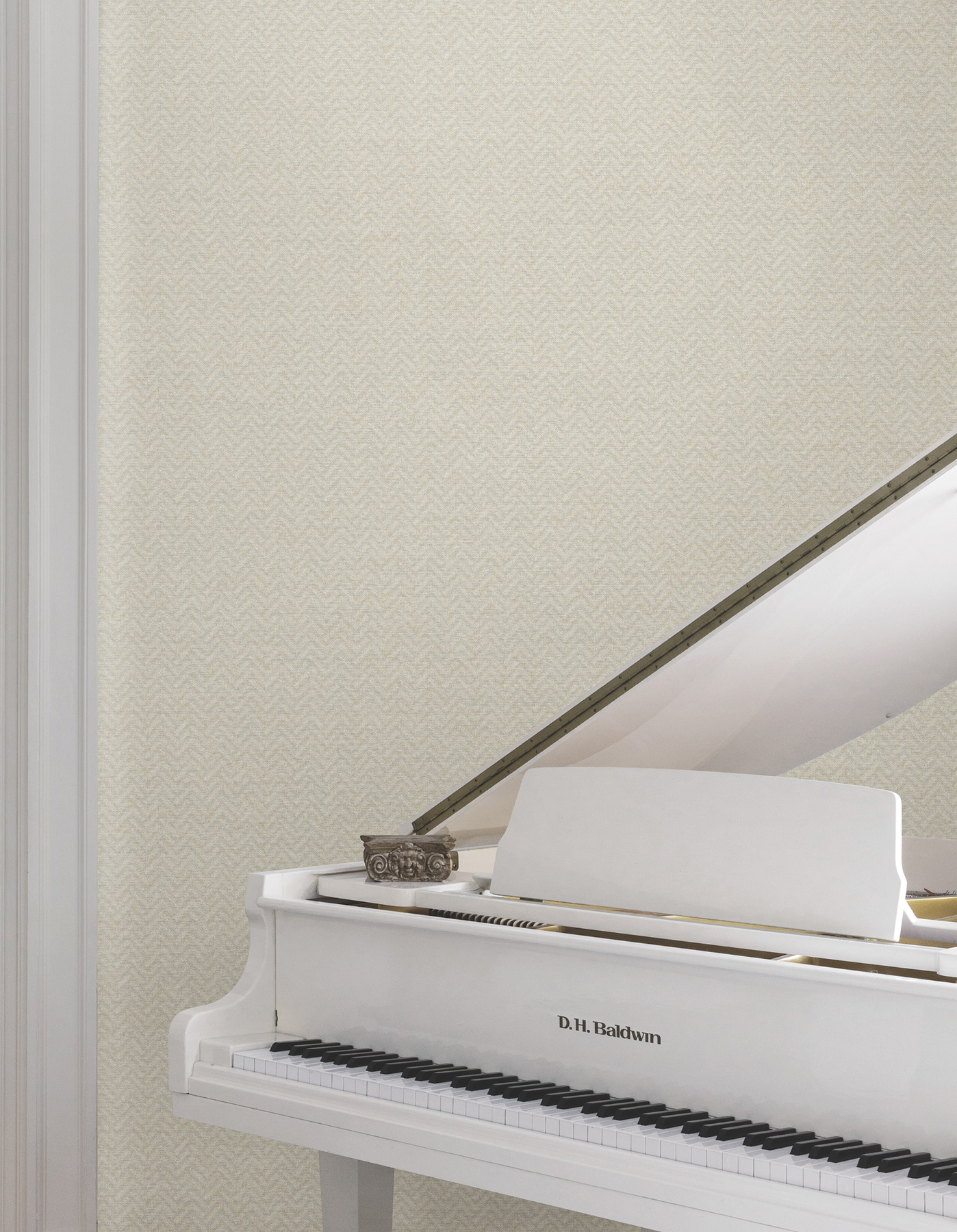 Regent Soft Grey Wallpaper