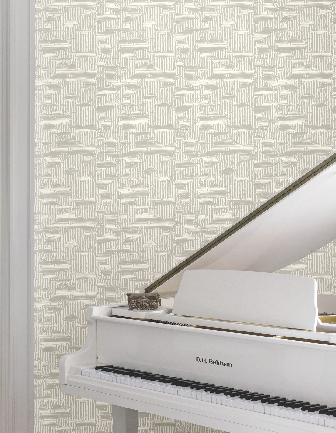 Passages Taupe Wallpaper