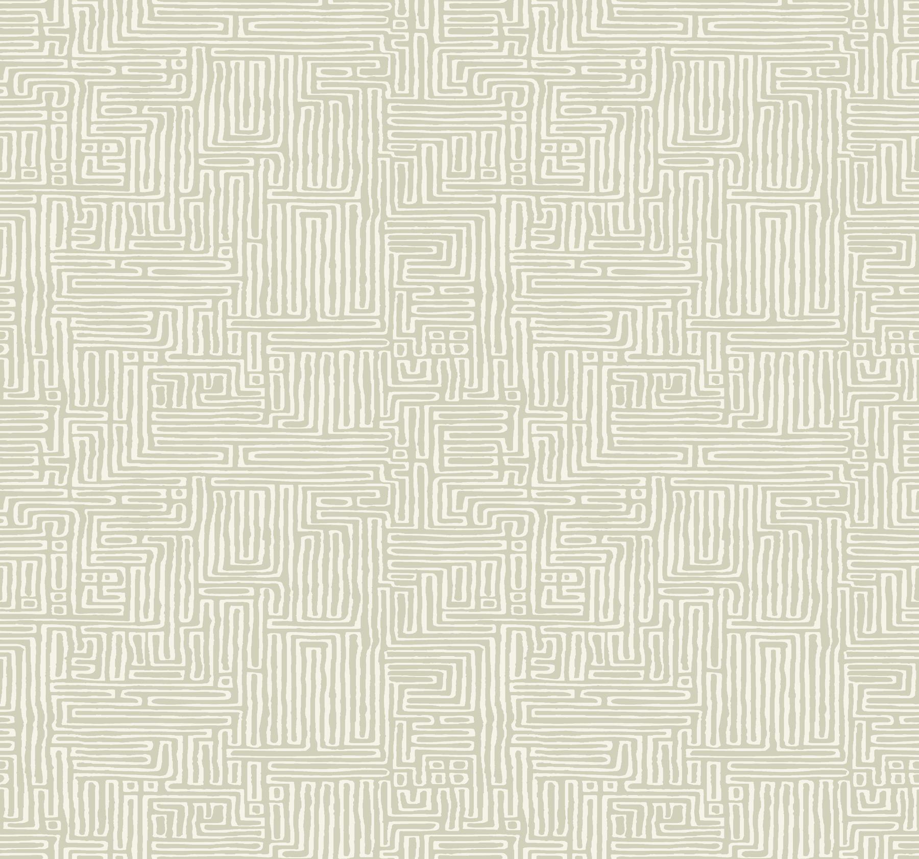 Passages Green Wallpaper