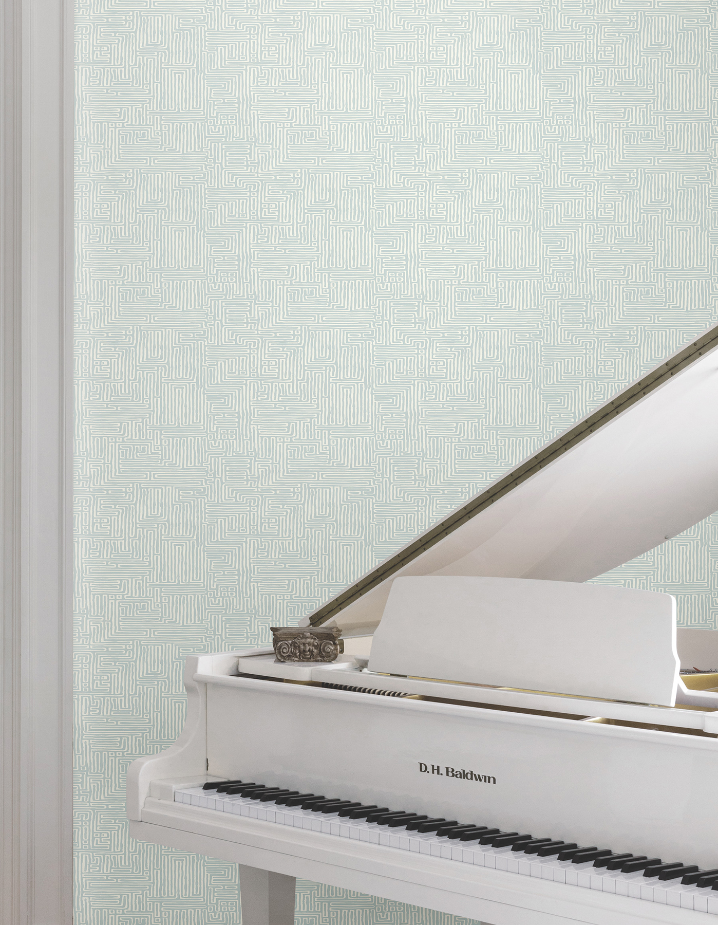 Passages Blue Wallpaper