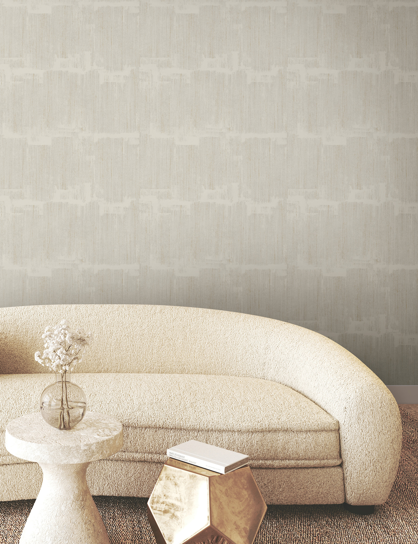 Rhythm & Rhyme Taupe Wallpaper