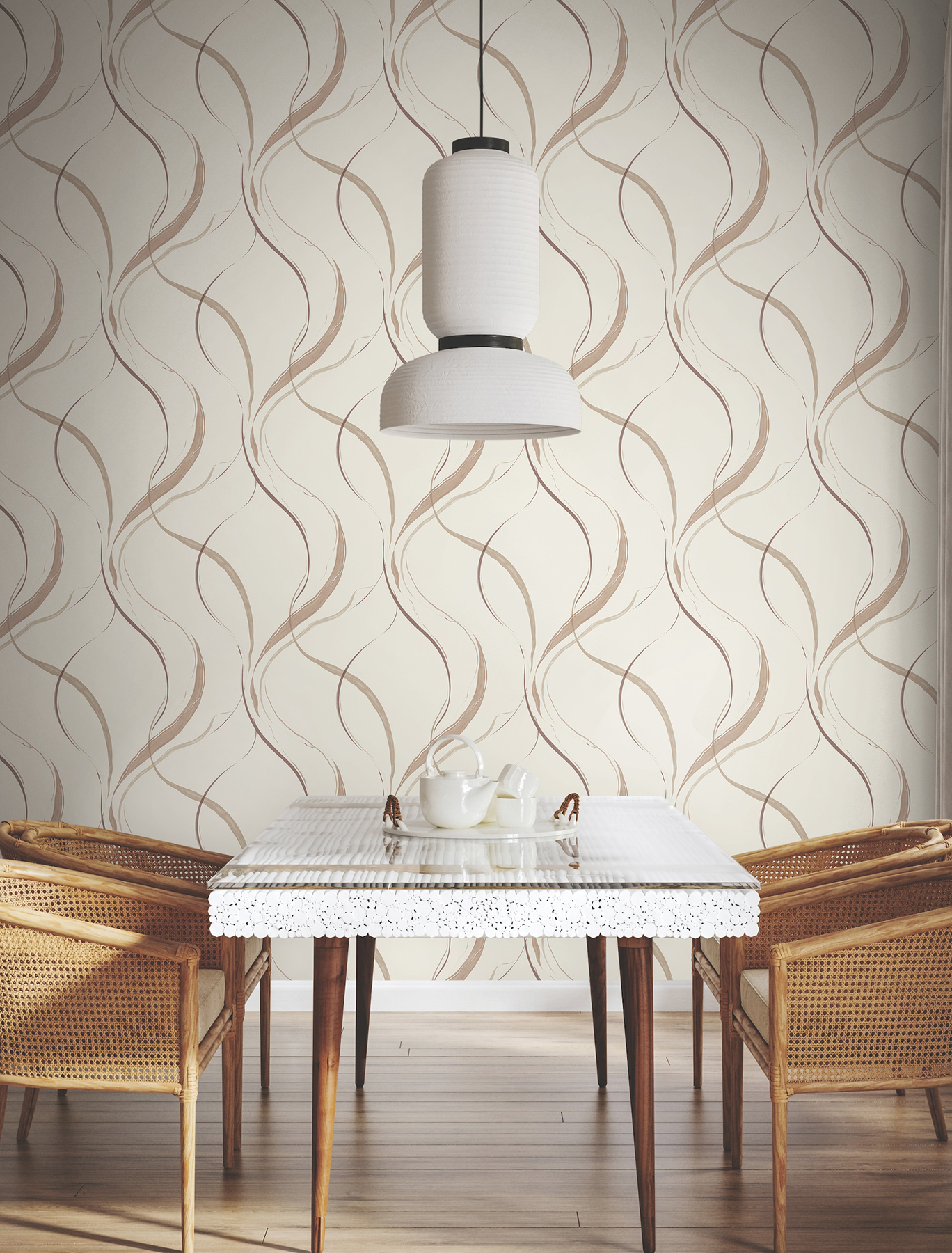 Ink Flow Baked Clay Wallpaper