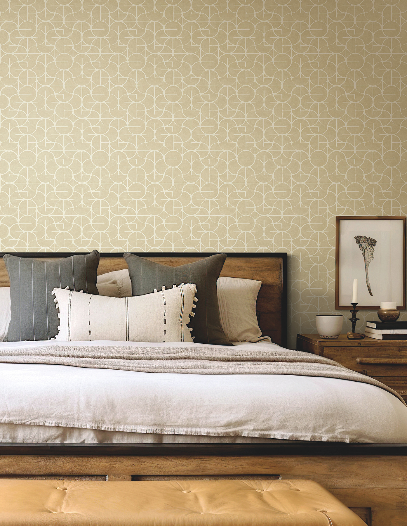 Looking Glass Straw Wallpaper
