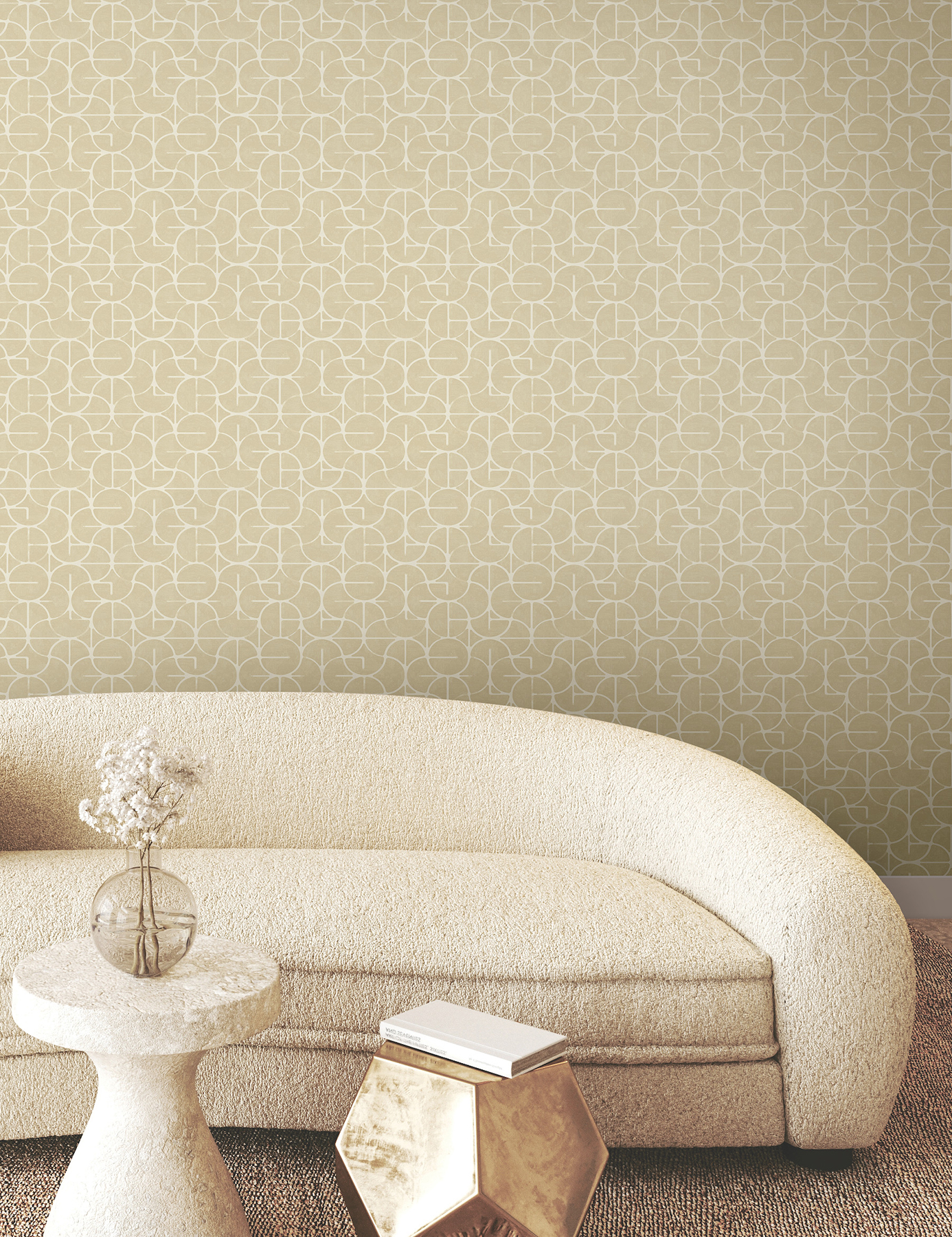 Looking Glass Straw Wallpaper