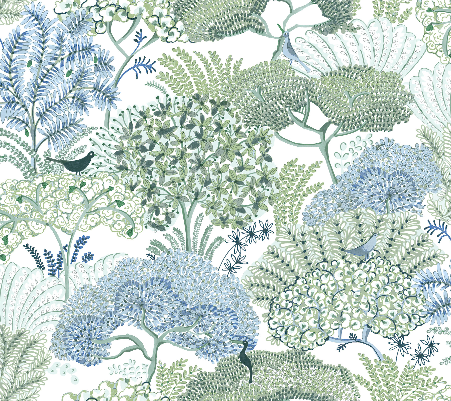 Garden Muse Peel + Stick Premium Wallpaper by York PSW1697RL