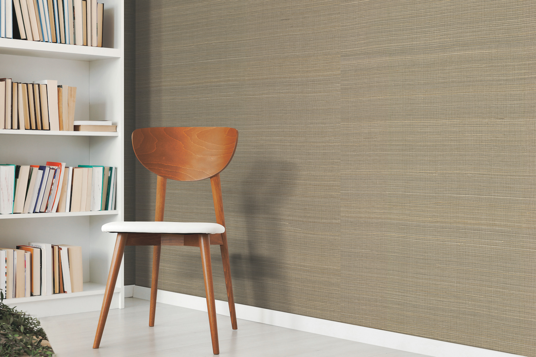 Black Abaca Weave Wallpaper