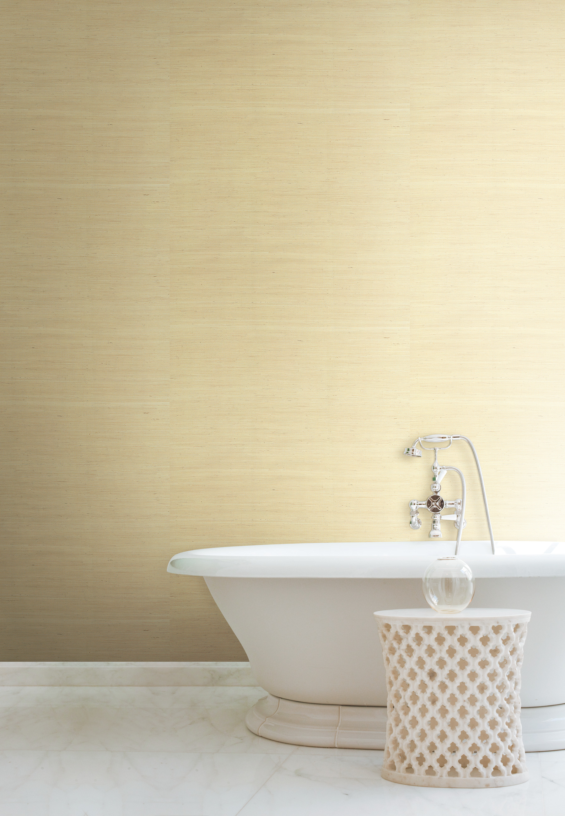 Beige Jute Wallpaper