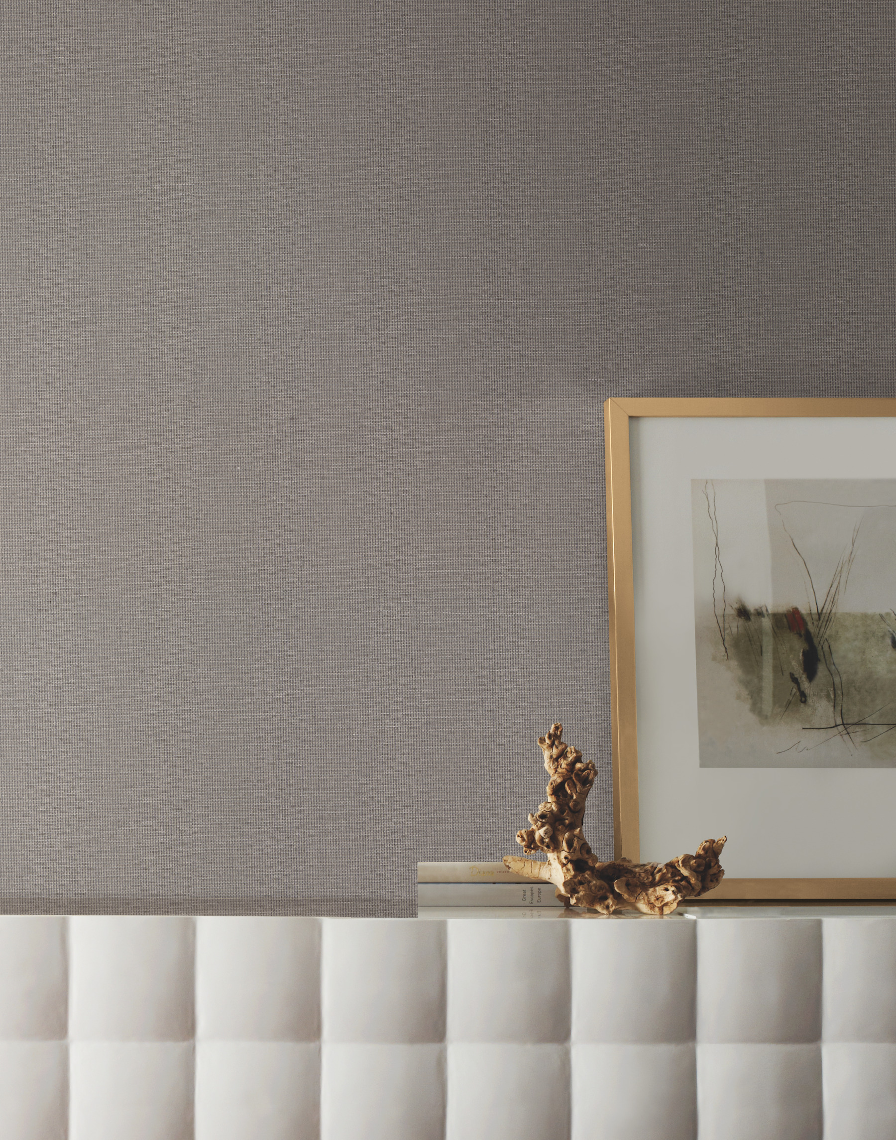 Black & Grey Crosshatch String Wallpaper