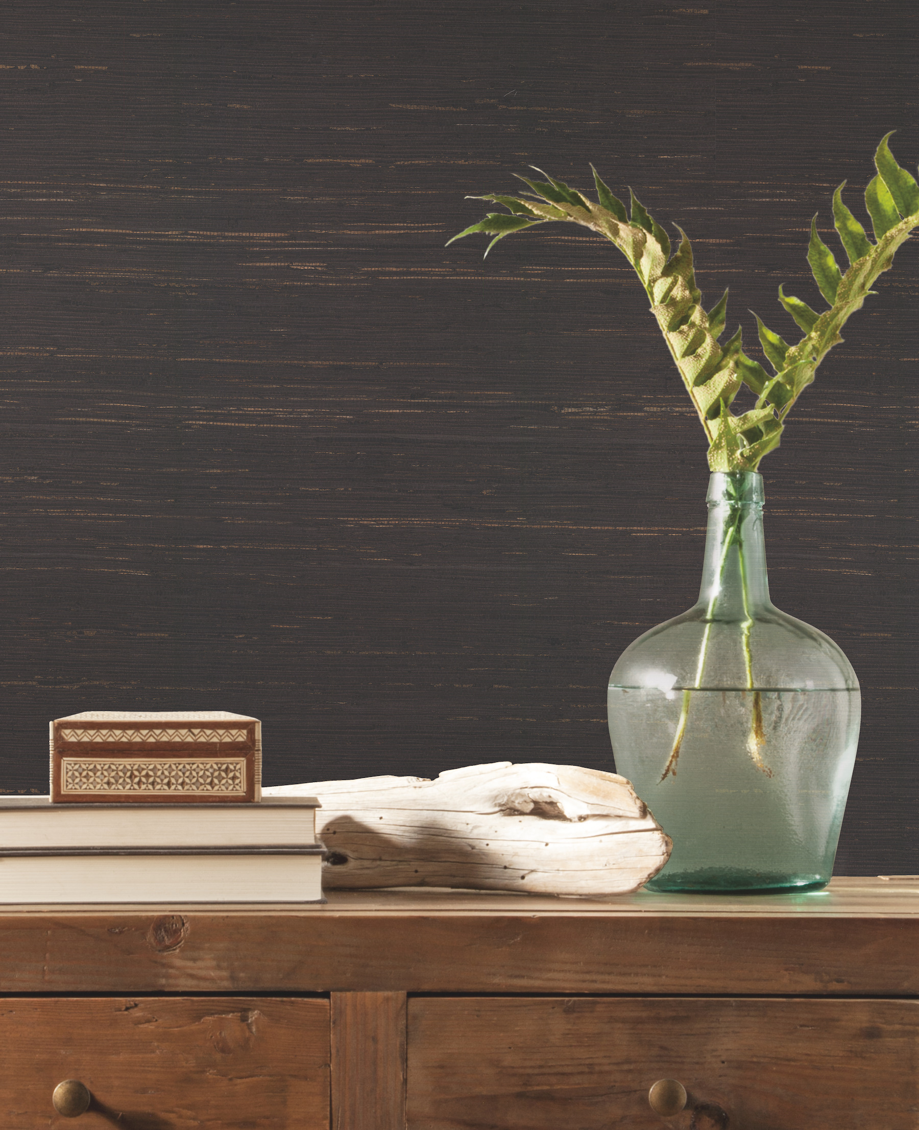 Charcoal Inked Grass Wallpaper