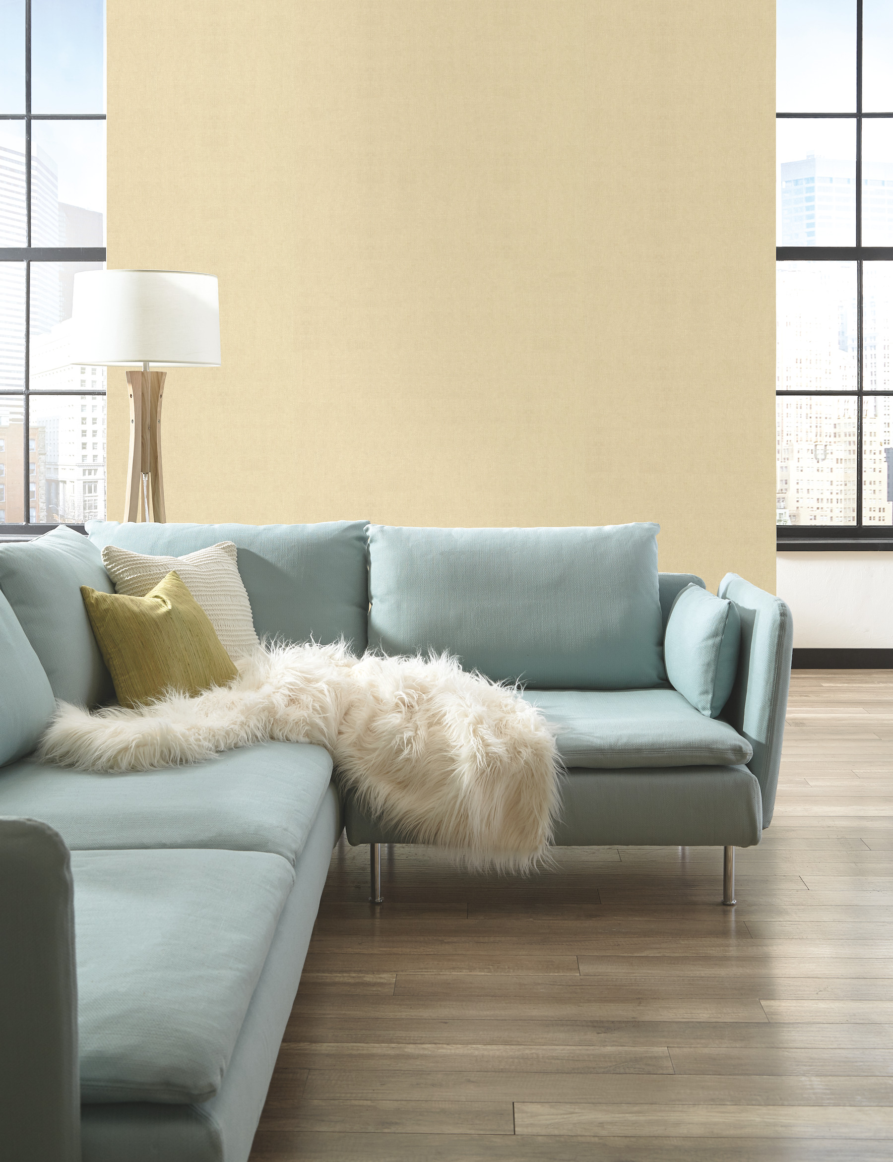 Woven White Crosshatch Wallpaper