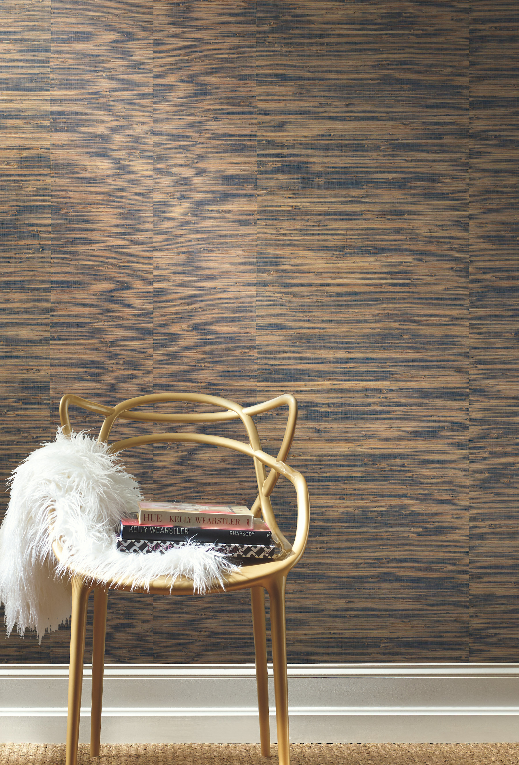 Brown Knotted Grass Wallpaper