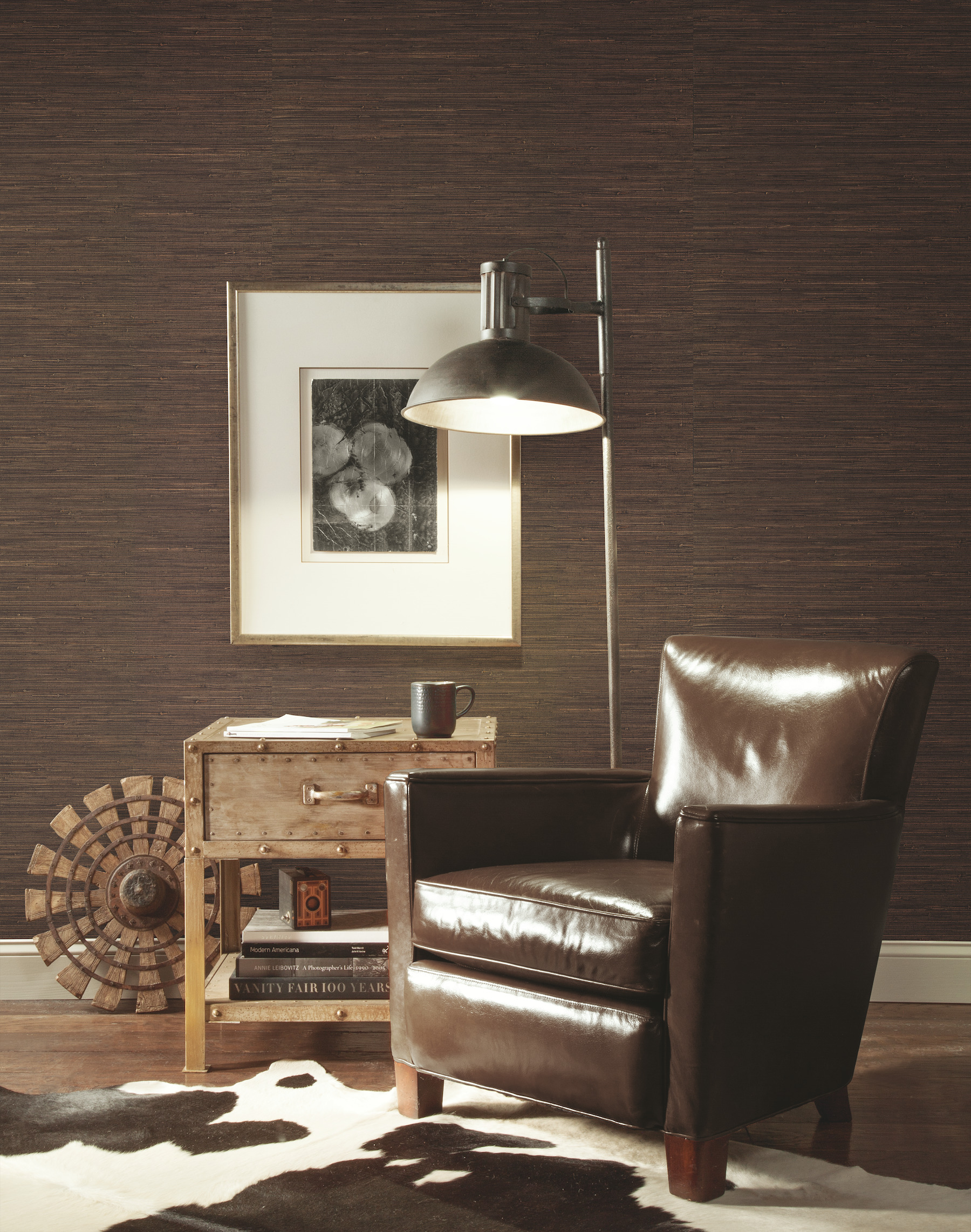 Brown Knotted Grass Wallpaper