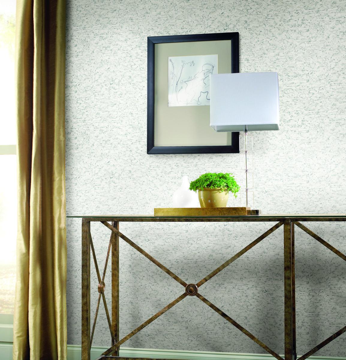 Grasscloth Wood and Stone Premium Peel and Stick Wallpaper by York