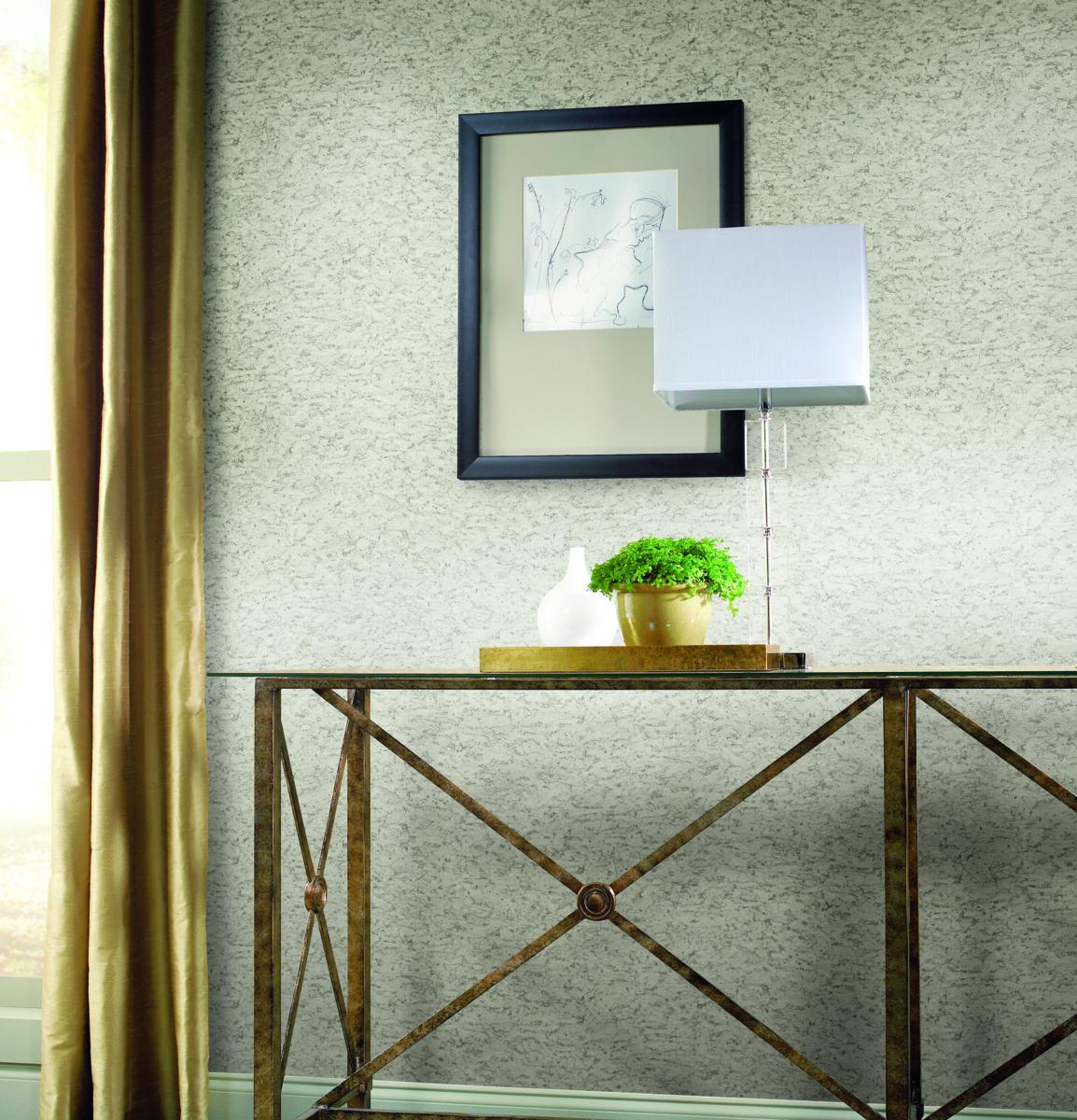 Grasscloth Wood and Stone Premium Peel and Stick Wallpaper by York