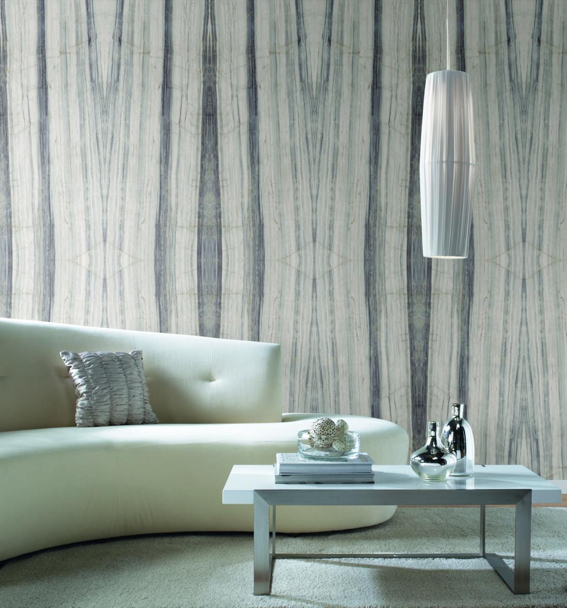 Grasscloth Wood and Stone Premium Peel and Stick Wallpaper by York