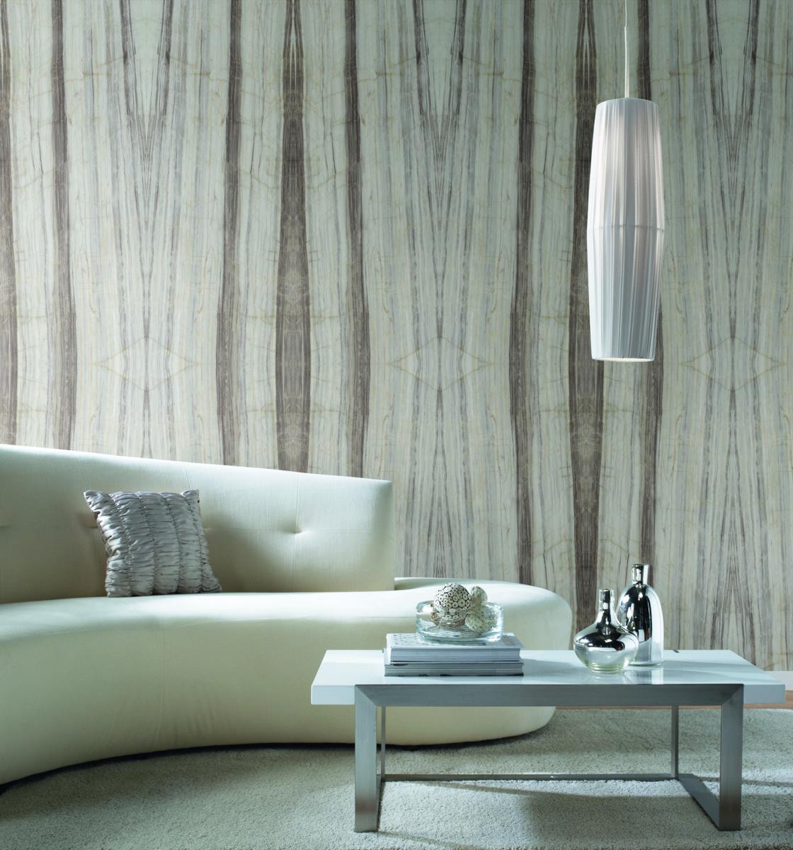 Grasscloth Wood and Stone Premium Peel and Stick Wallpaper by York