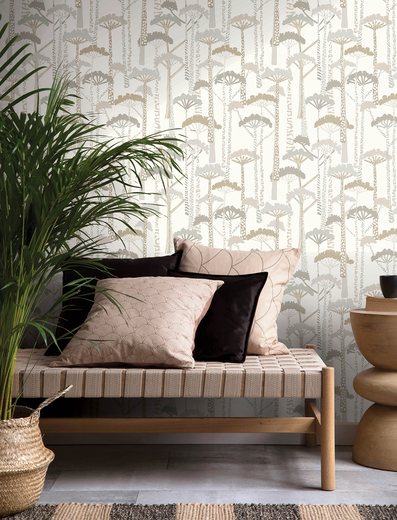 Unify Metallic Forest Wallpaper