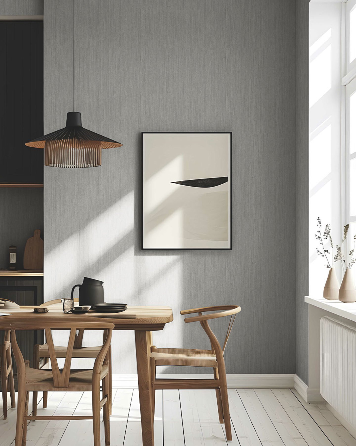 Midolin Bark Dark Brown Texture Wallpaper