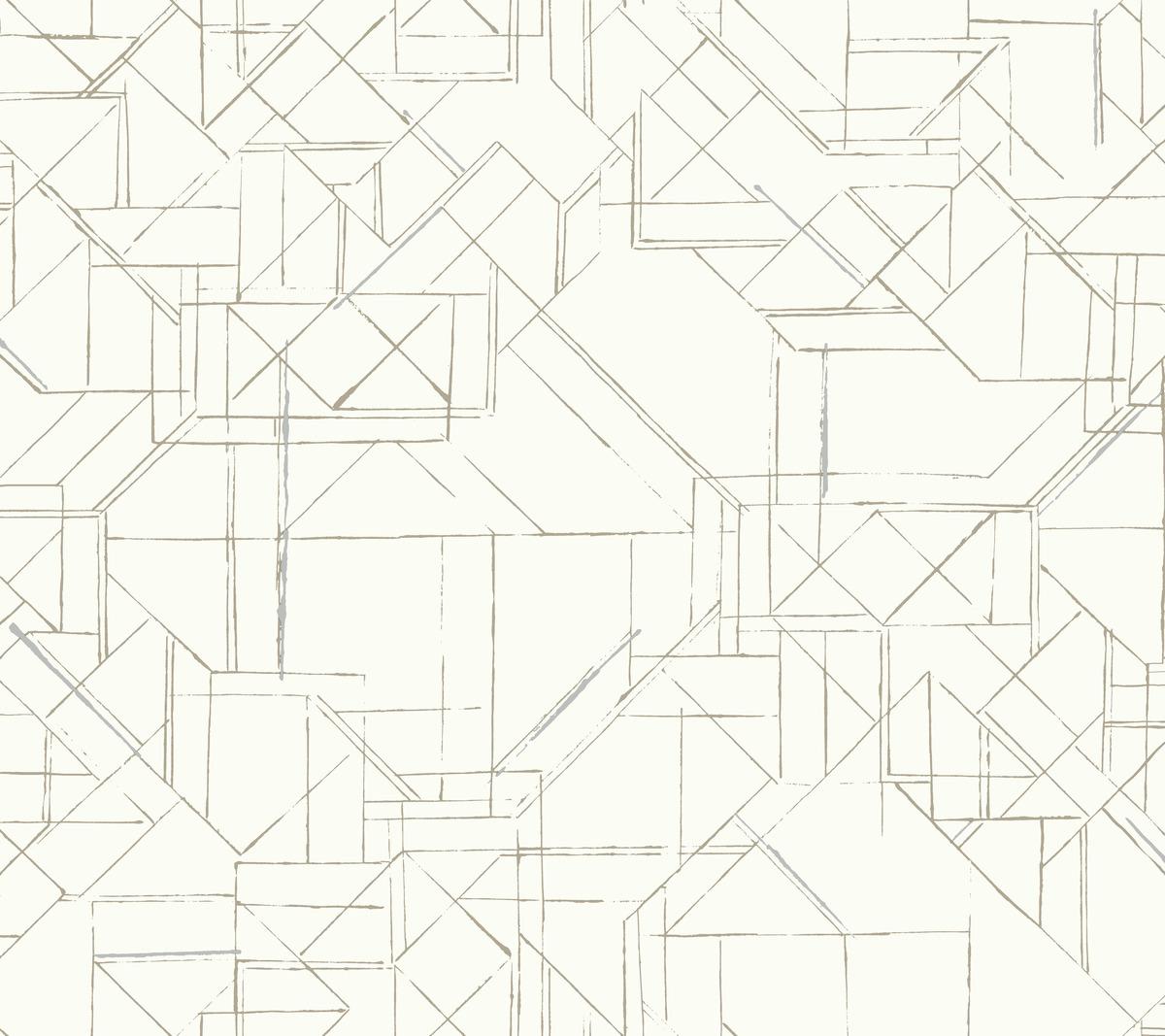 Line Art Premium Peel and Stick Wallpaper by York