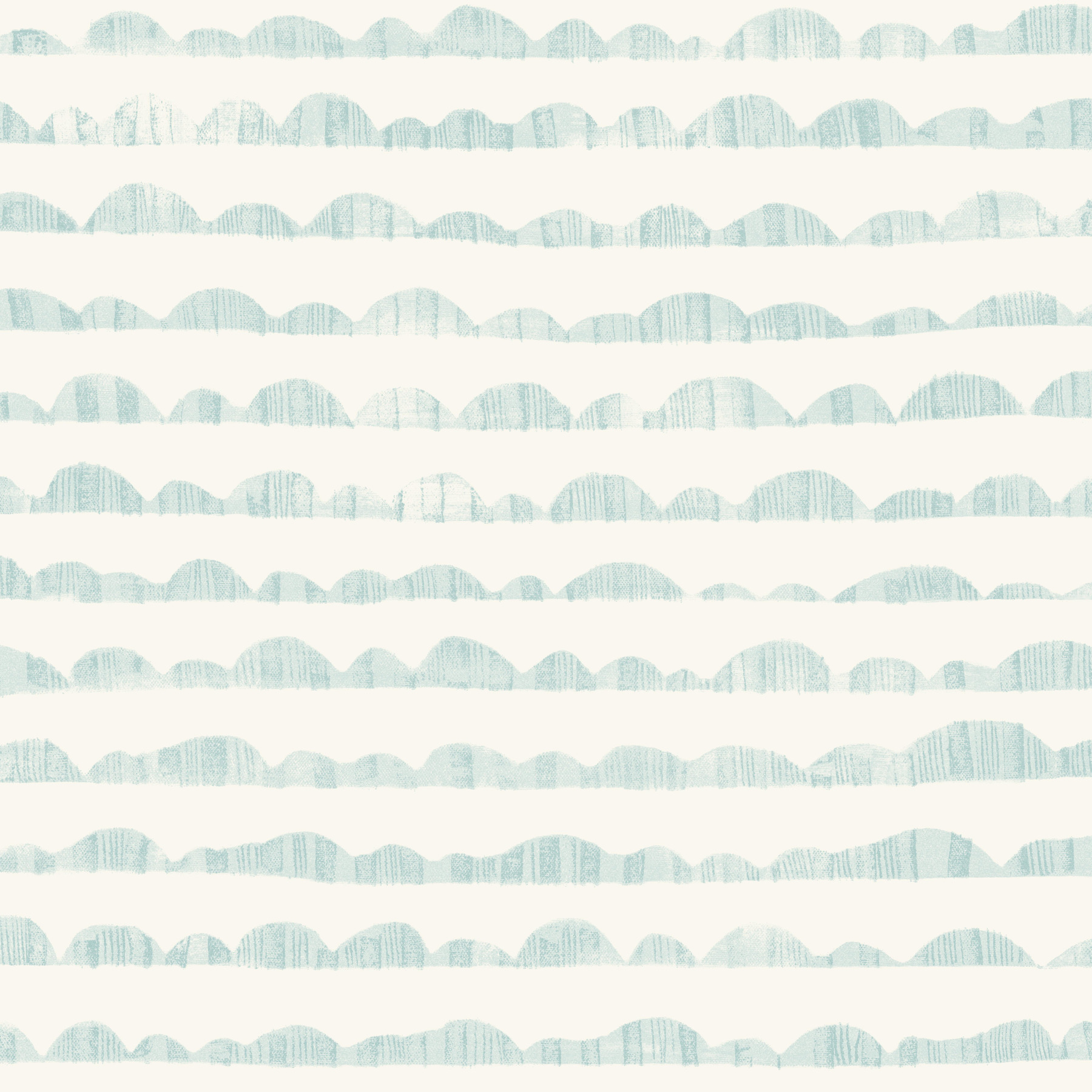 Hill & Horizon Blue Wallpaper