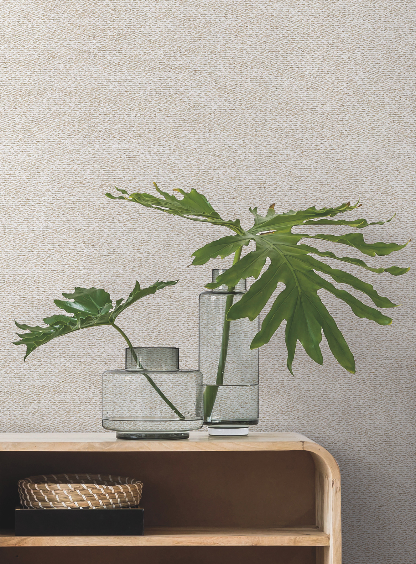 Paper White Yarn Wallpaper