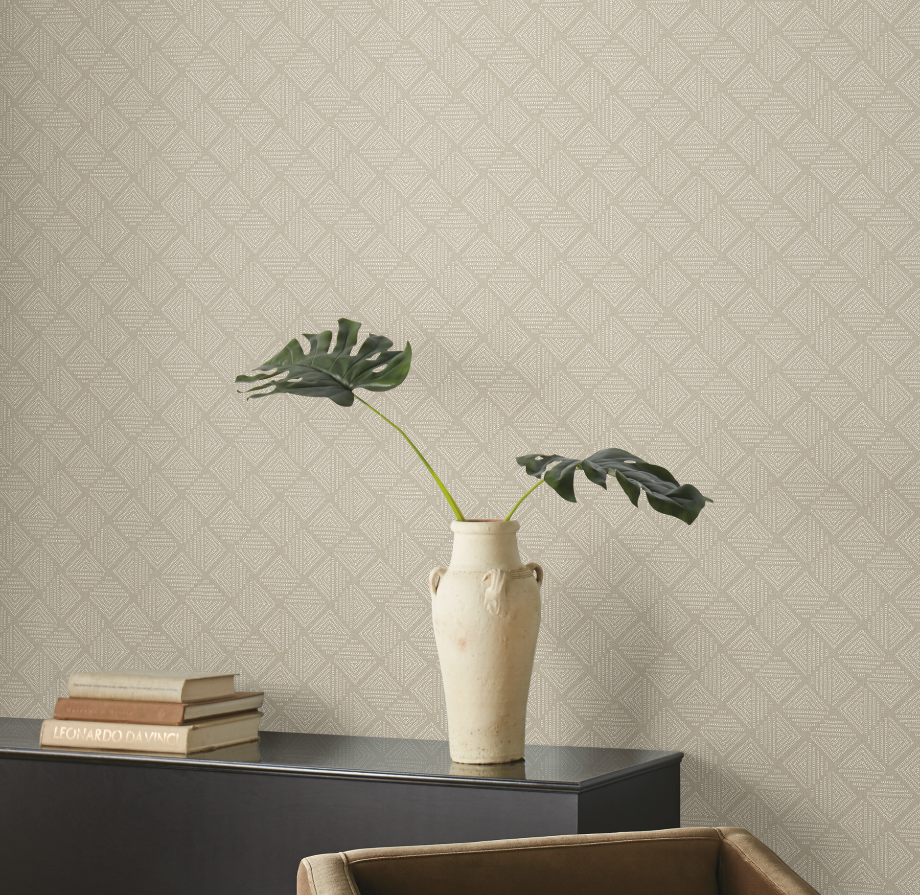 Center Square Yarn Wallpaper