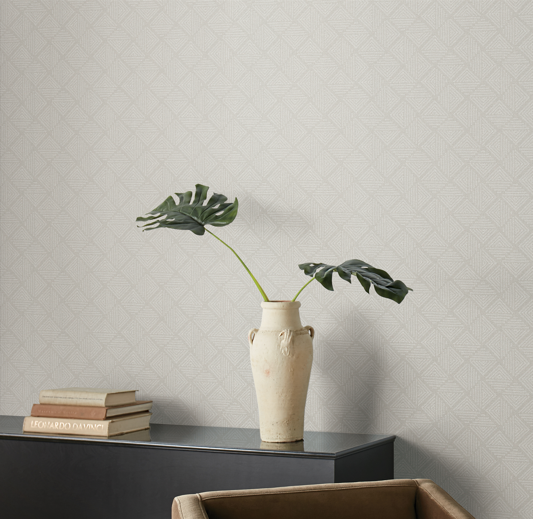 Center Square Loft Wallpaper