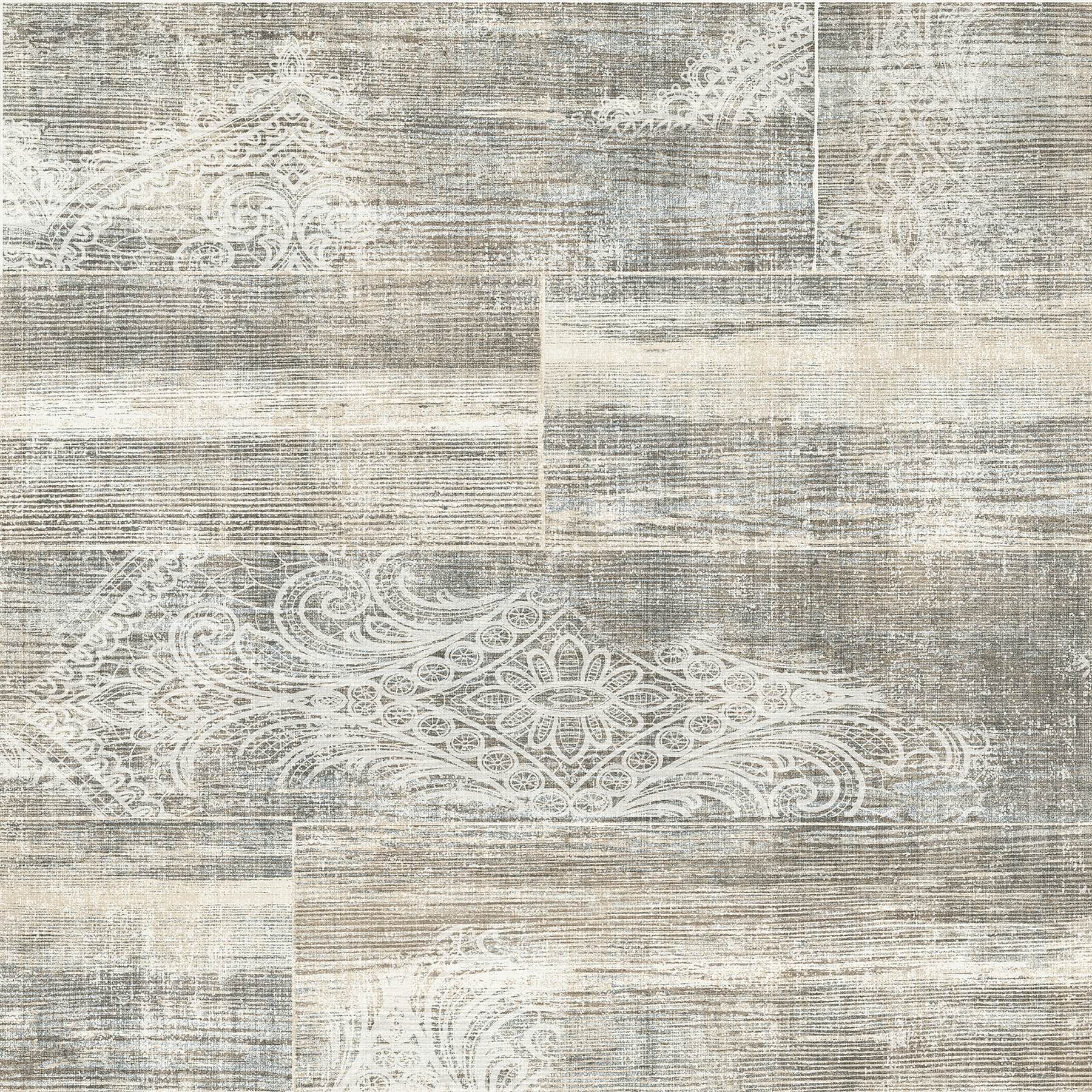 Inaya Neutral Ornament Wallpaper