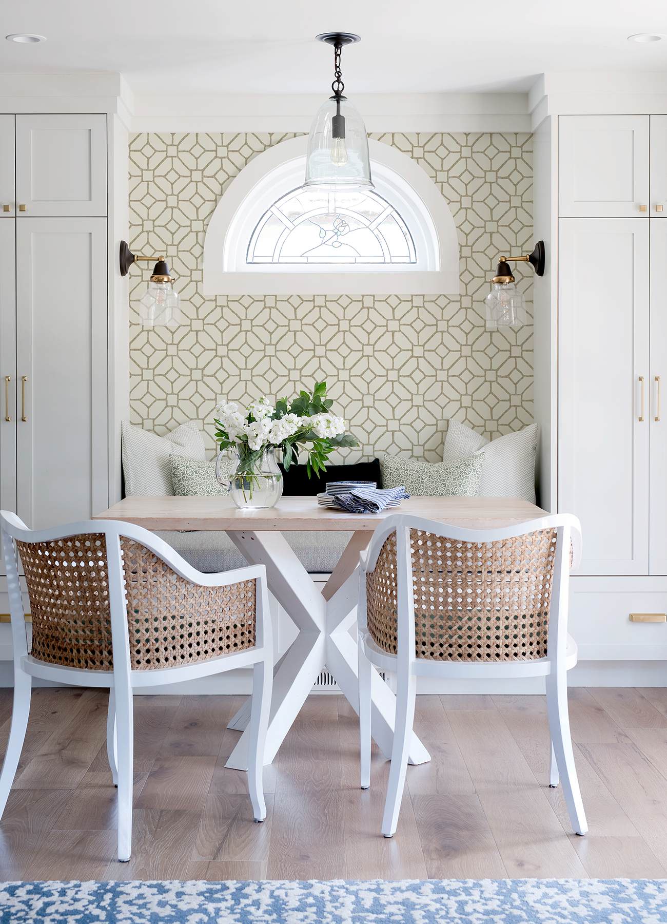 Addis Beige Trellis Wallpaper