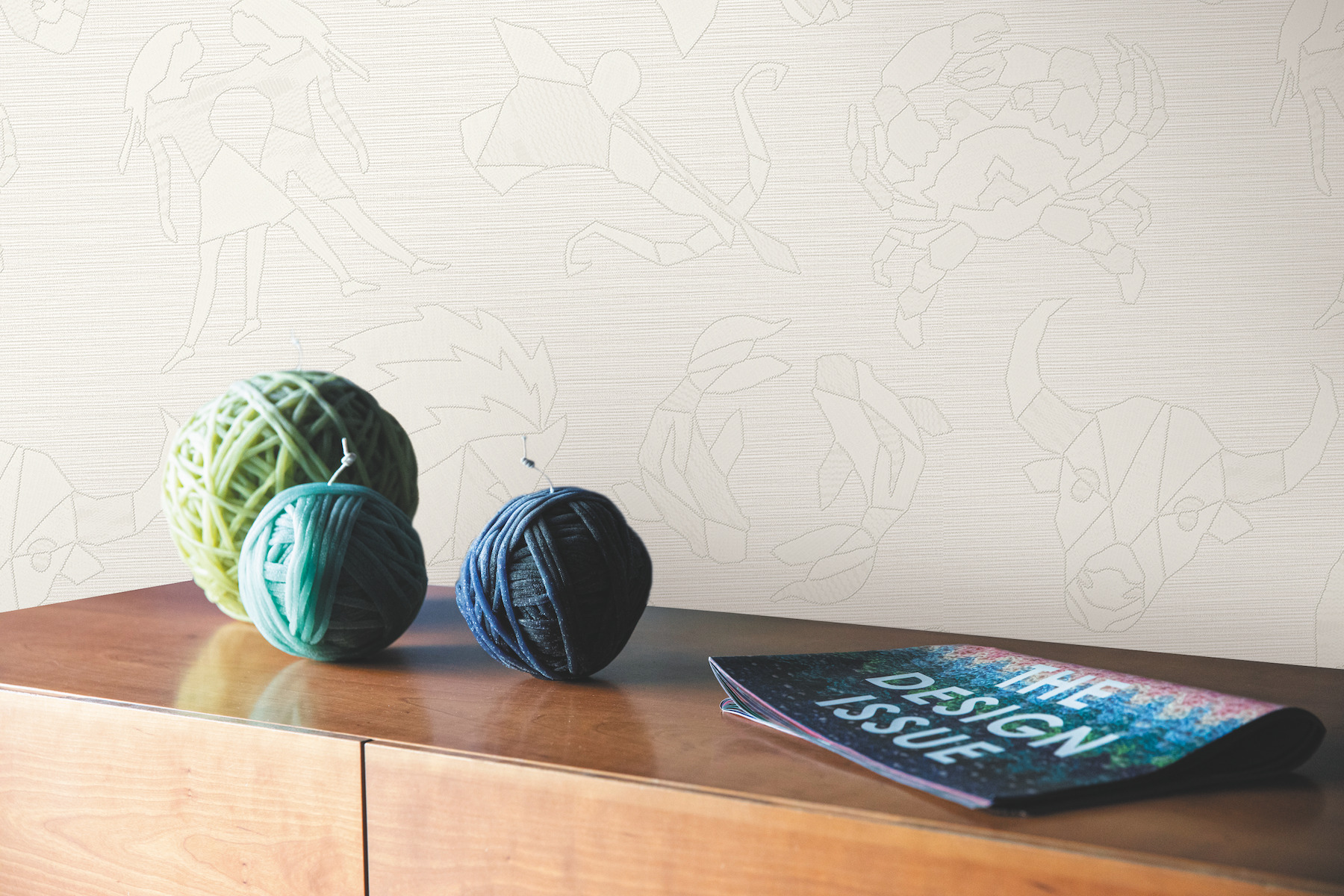 Constellations White Wallpaper