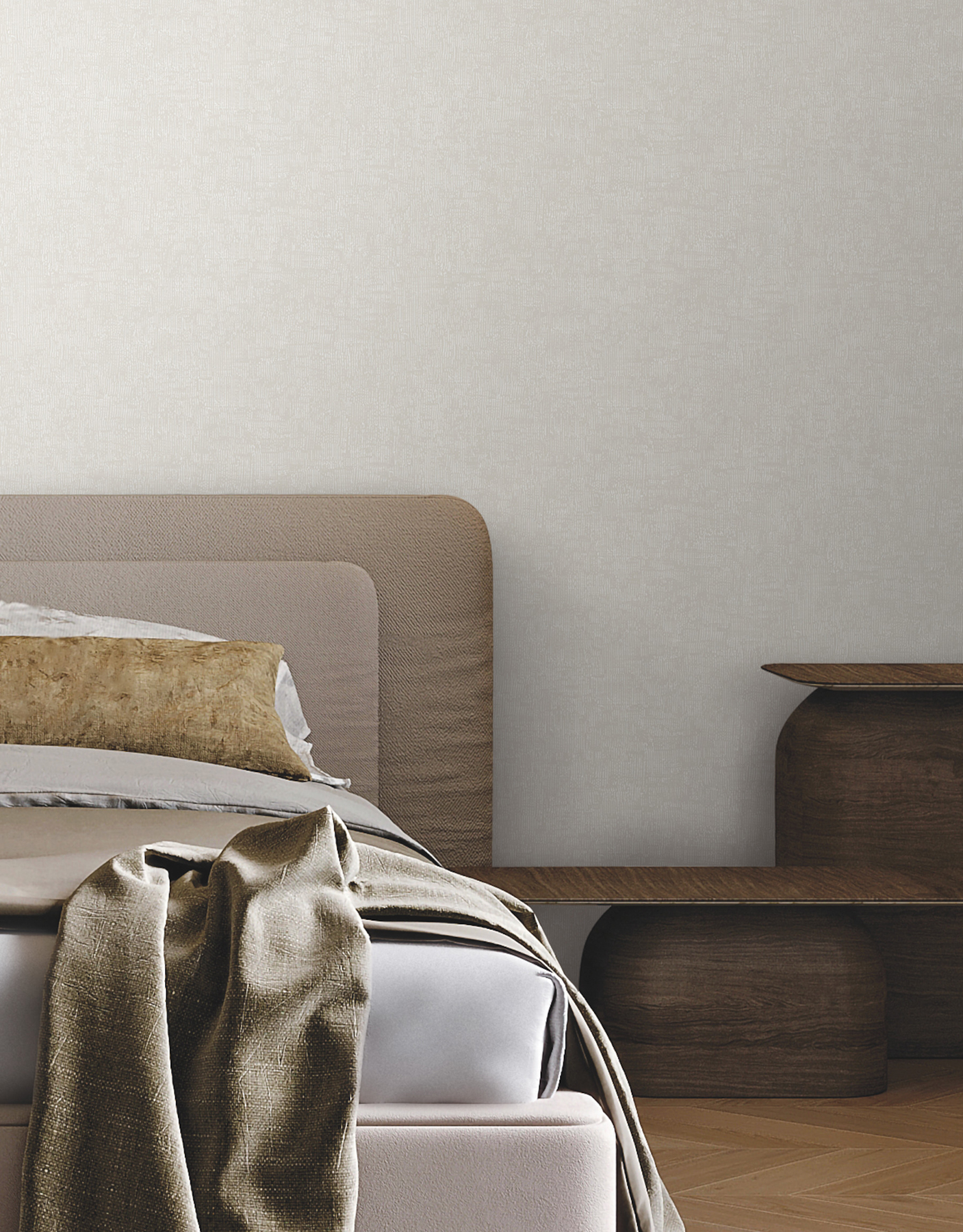 Trabadillo Plaster Fog Wallpaper