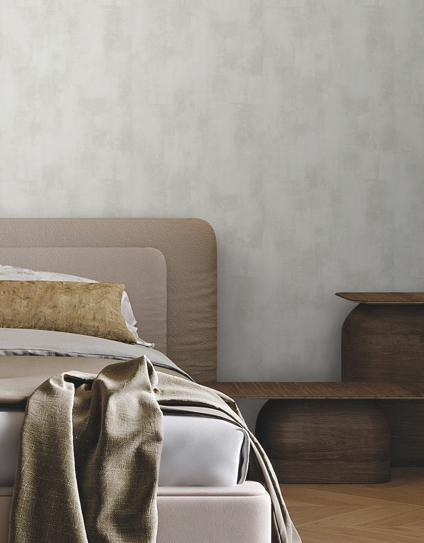 Italian Plaster Fog Wallpaper