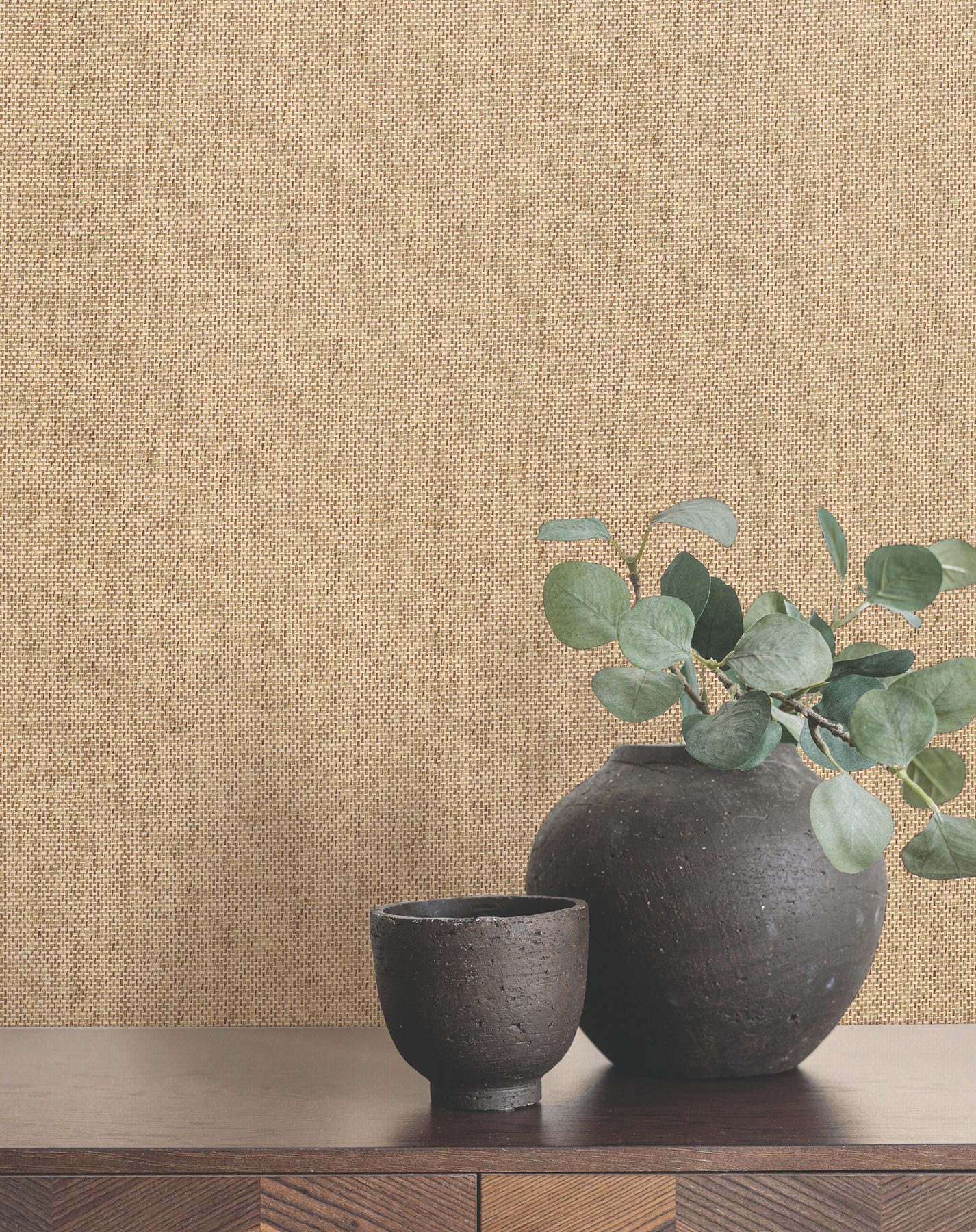 Radiant Paperweave Butter Wallpaper