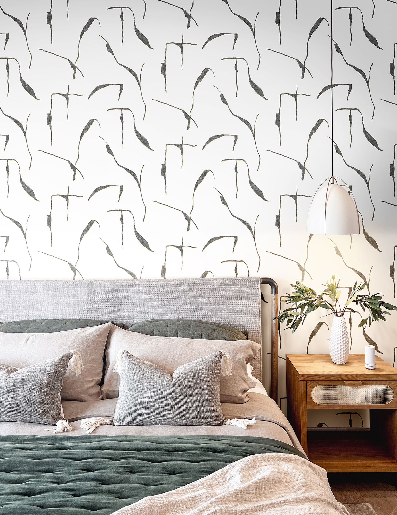 Ivory Coast Black & Gold Premium Peel + Stick Wallpaper