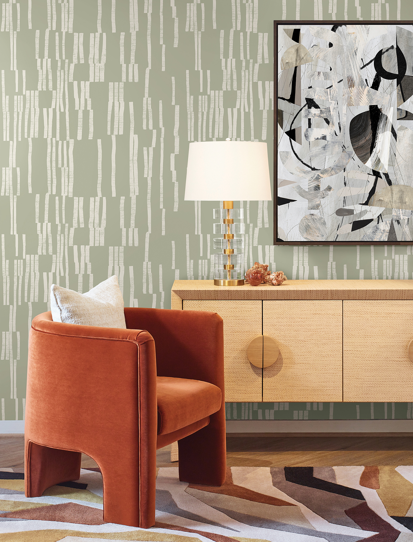Koso Sage Premium Peel + Stick Wallpaper