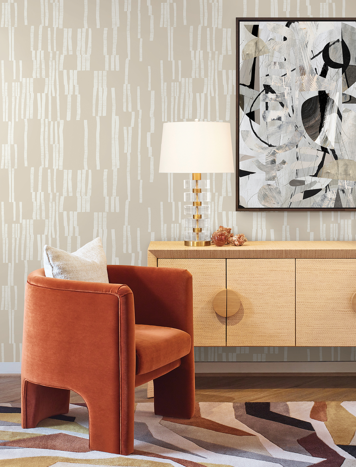 Koso Linen Premium Peel + Stick Wallpaper