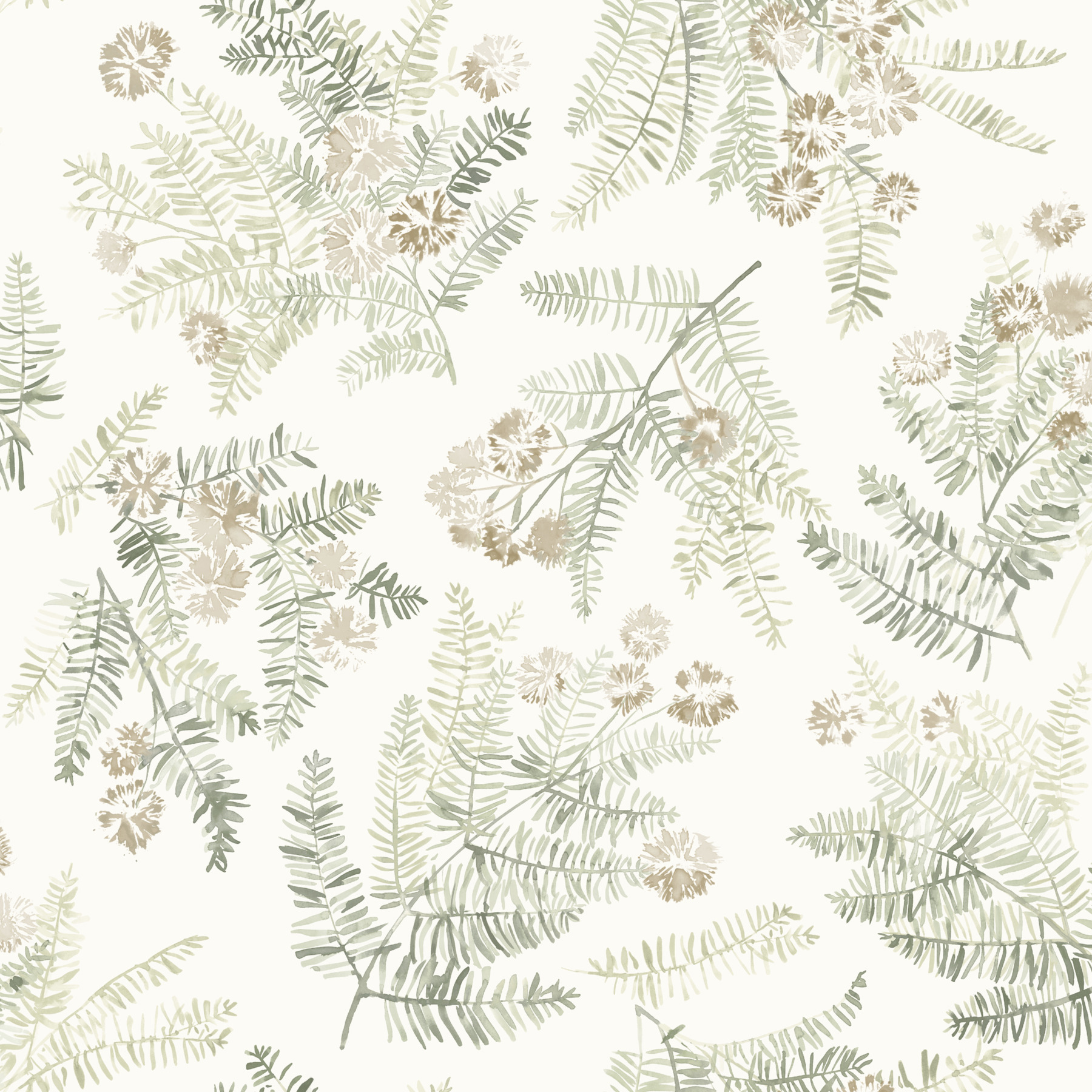 Frith Green Botanical Wallpaper