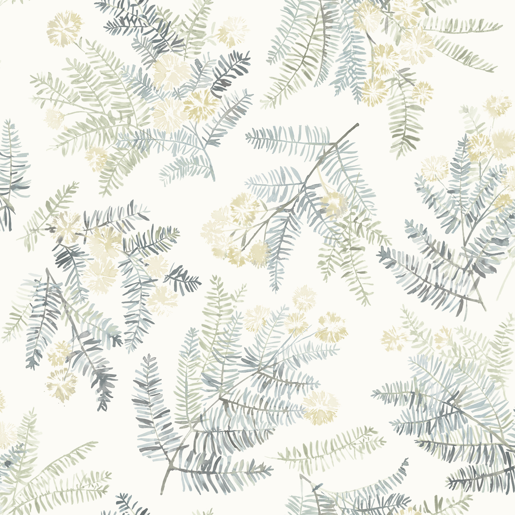 Frith Sea Green Botanical Wallpaper